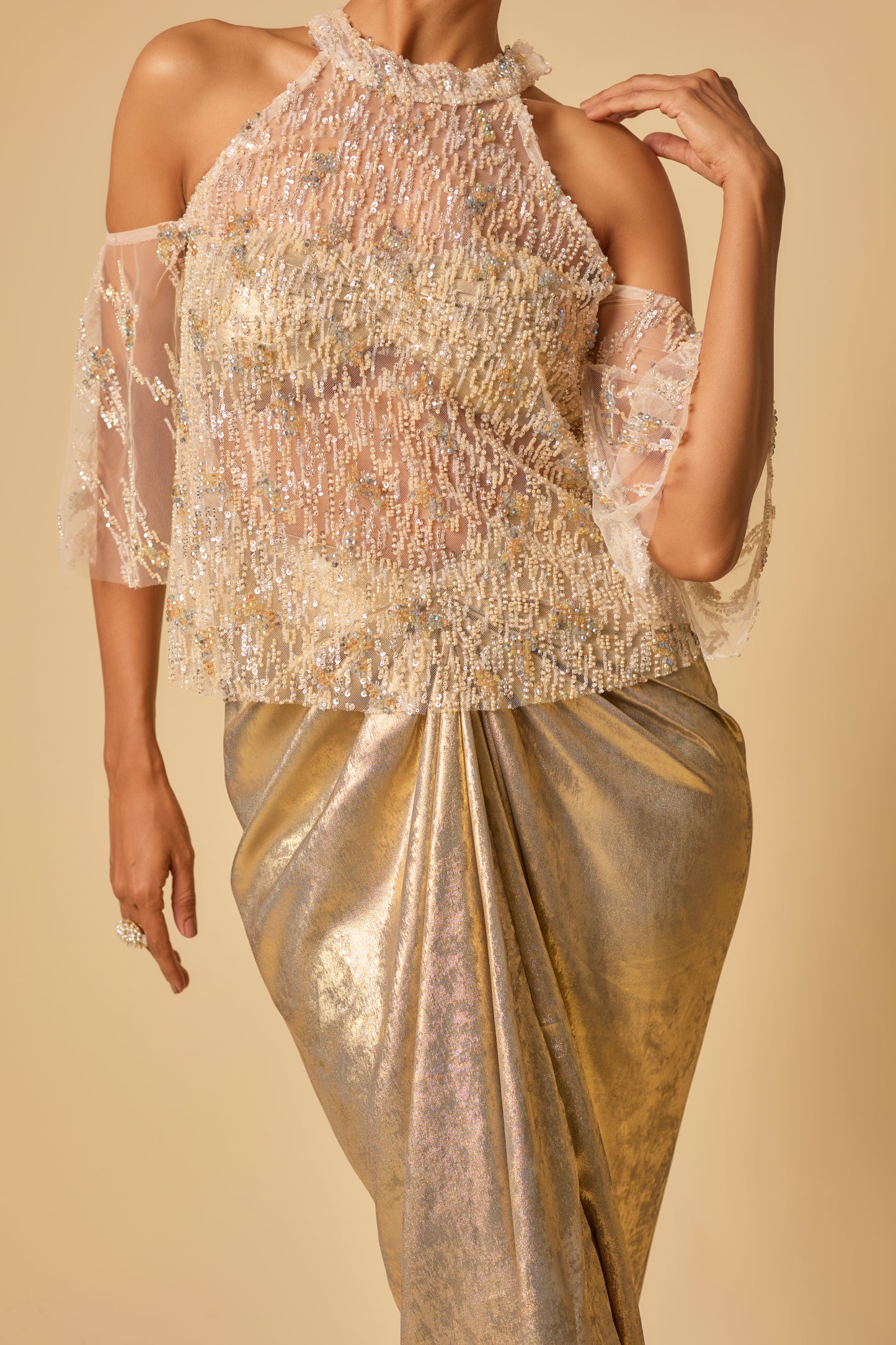GOLGEN SKIRT SET