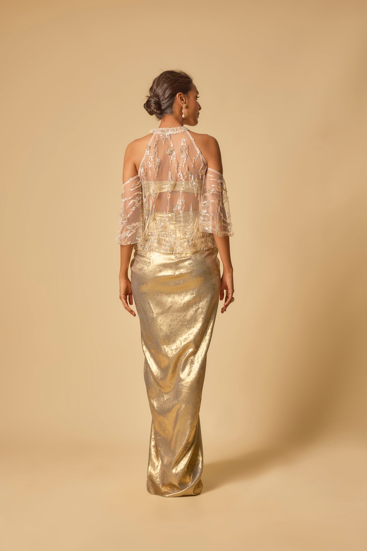 GOLGEN SKIRT SET