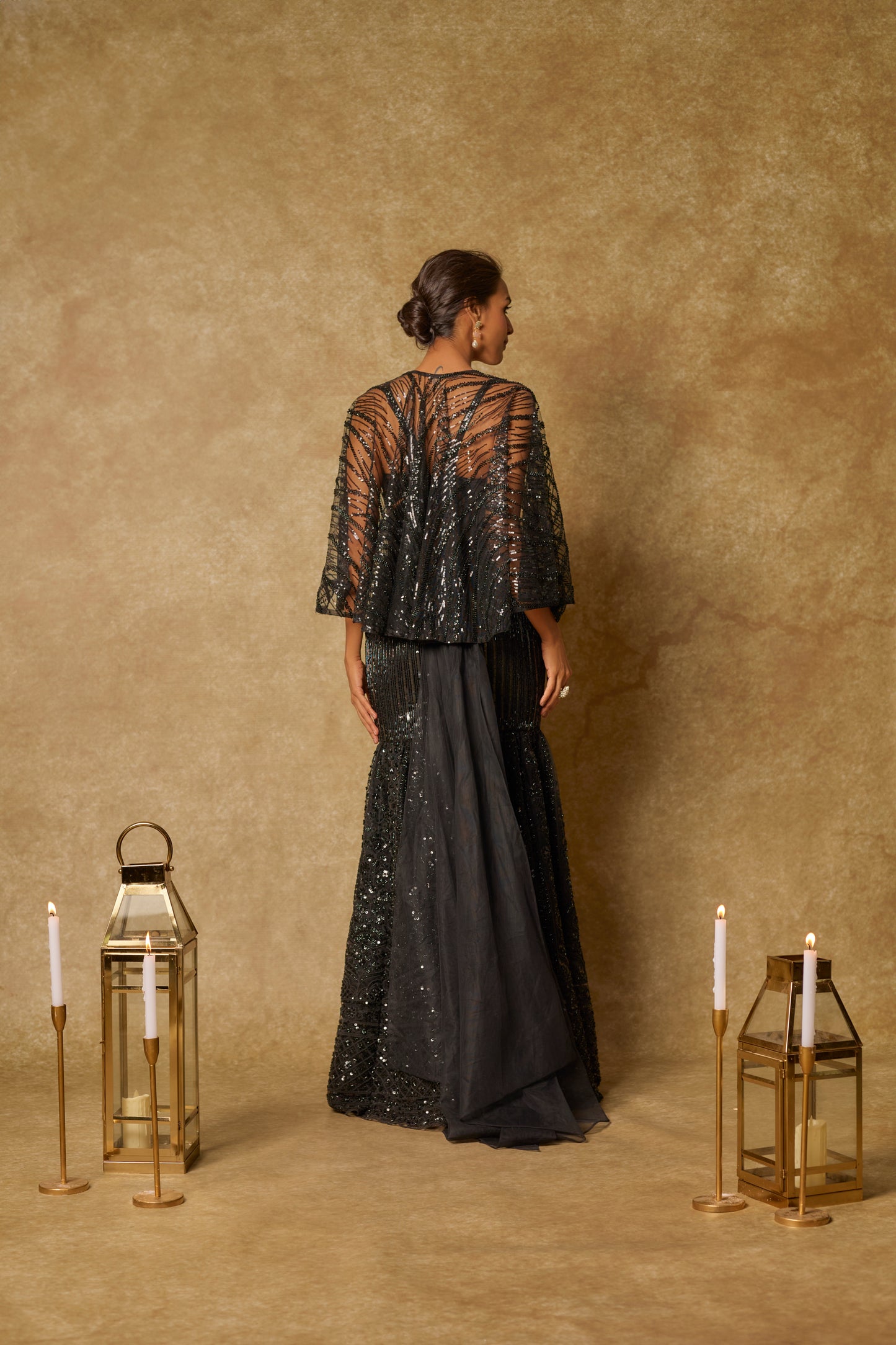 BLACK SKIRT SET