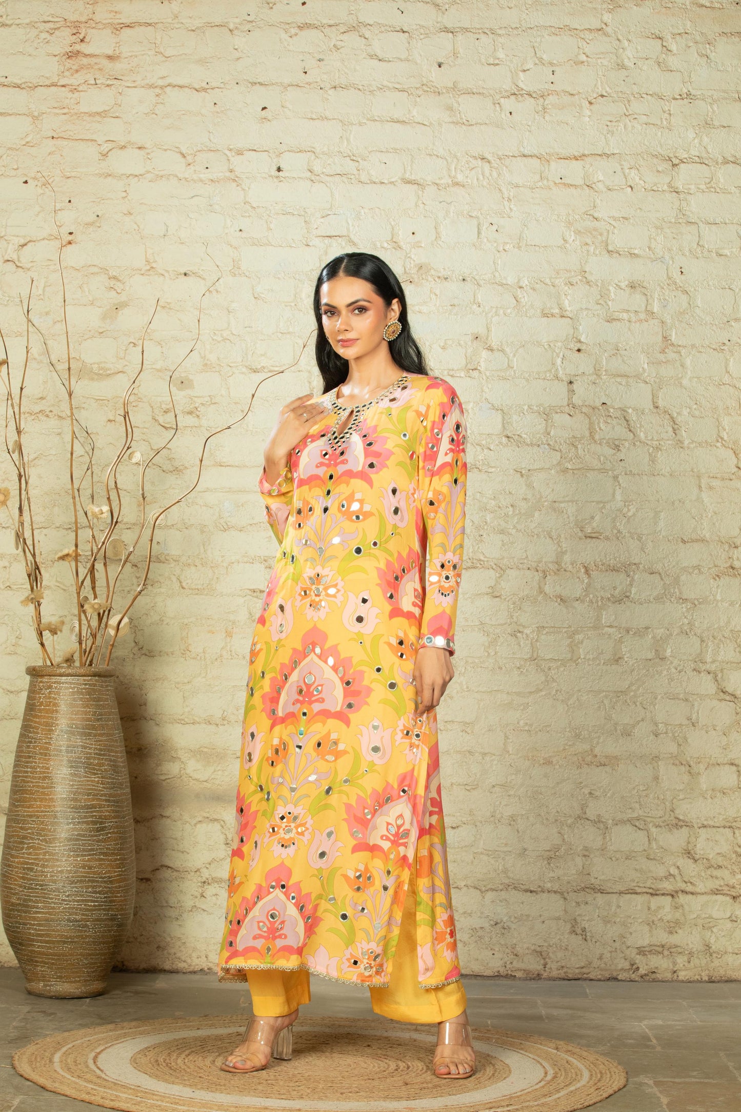 NEW CHANDINI LOTUS KURTA & PANT