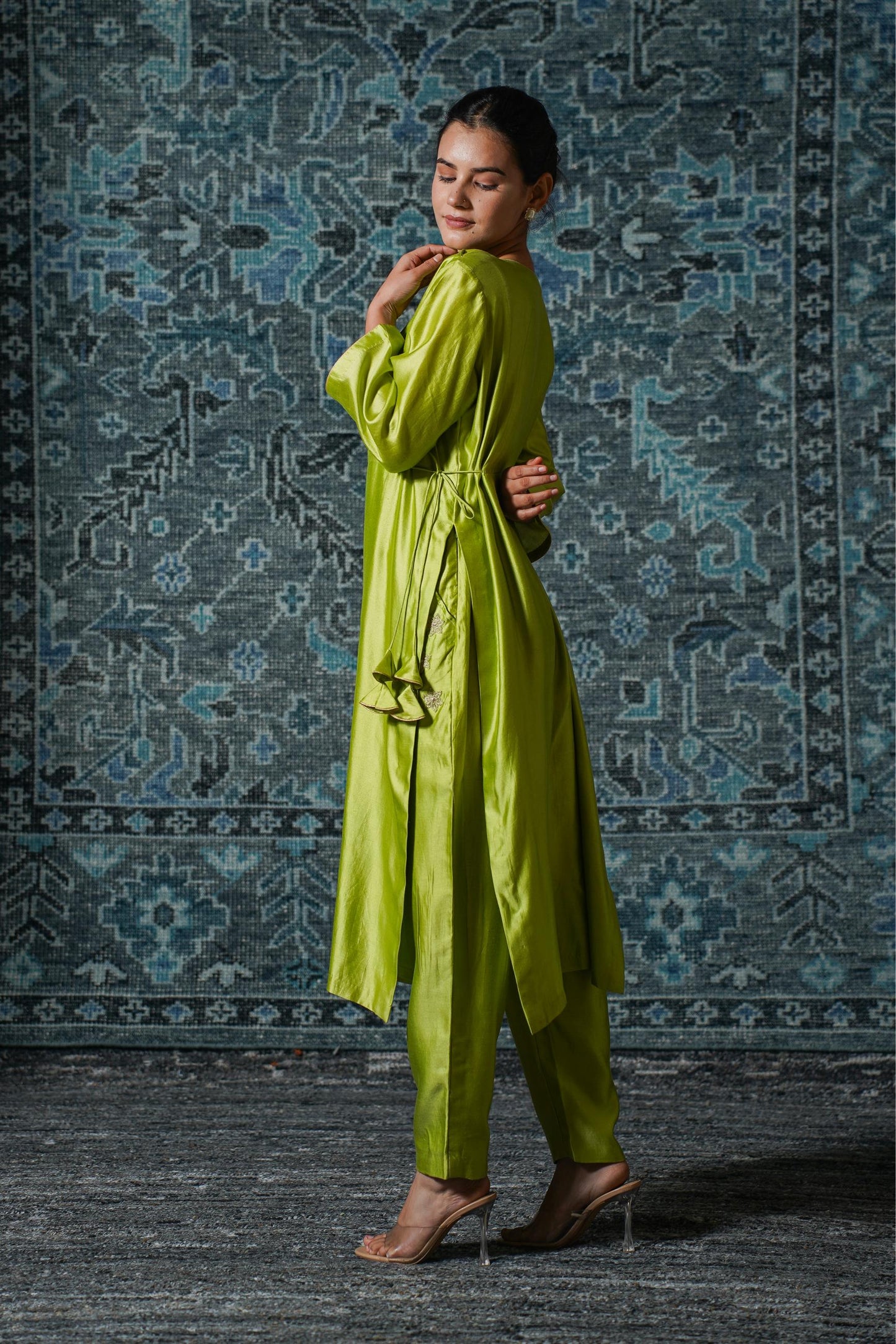 NOOR GREEN KURTA SET