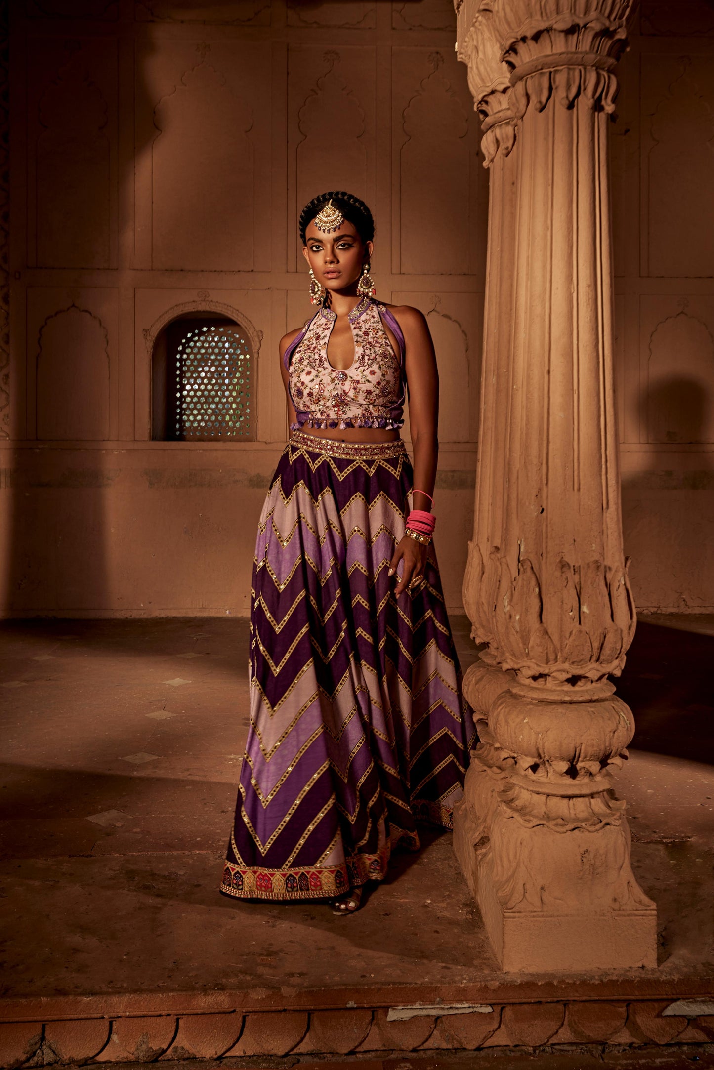 LEHER SHARARA SET
