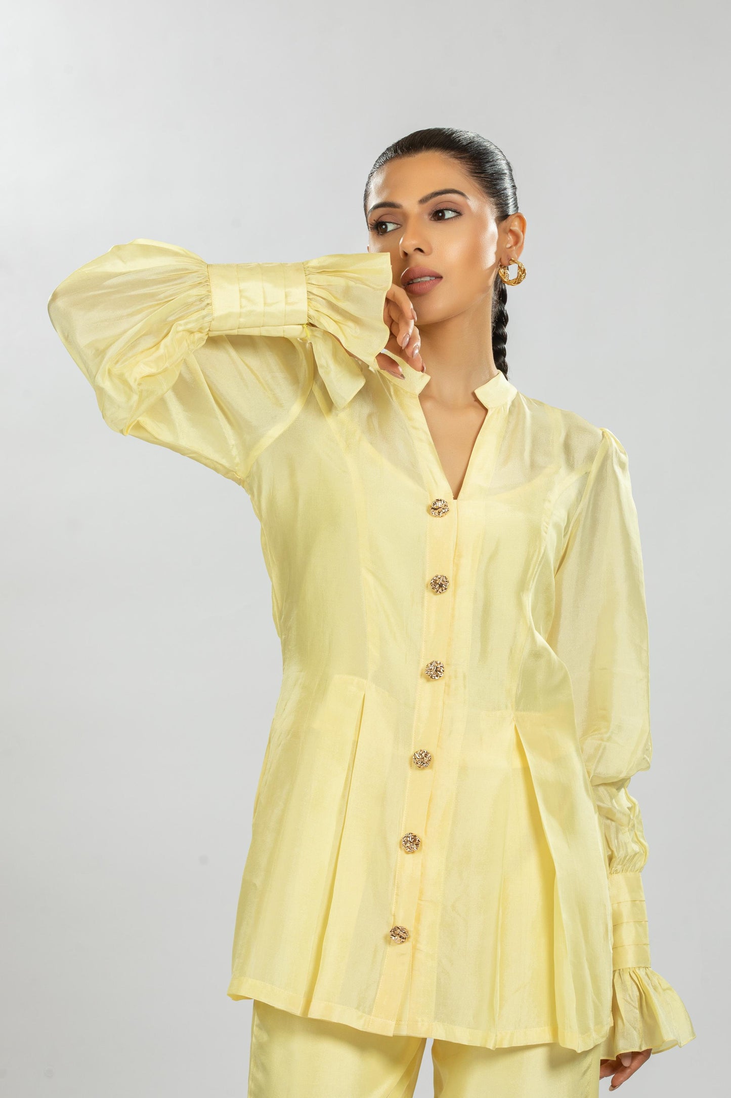 YELLOW BAMBOO SILK CO - ORD SET