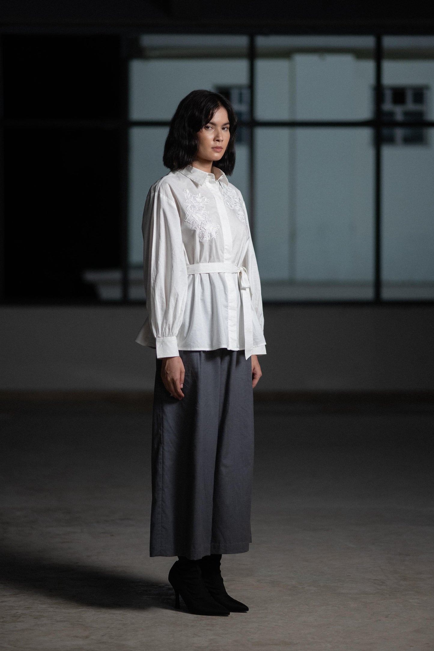 IVORY ROSE SHIRT