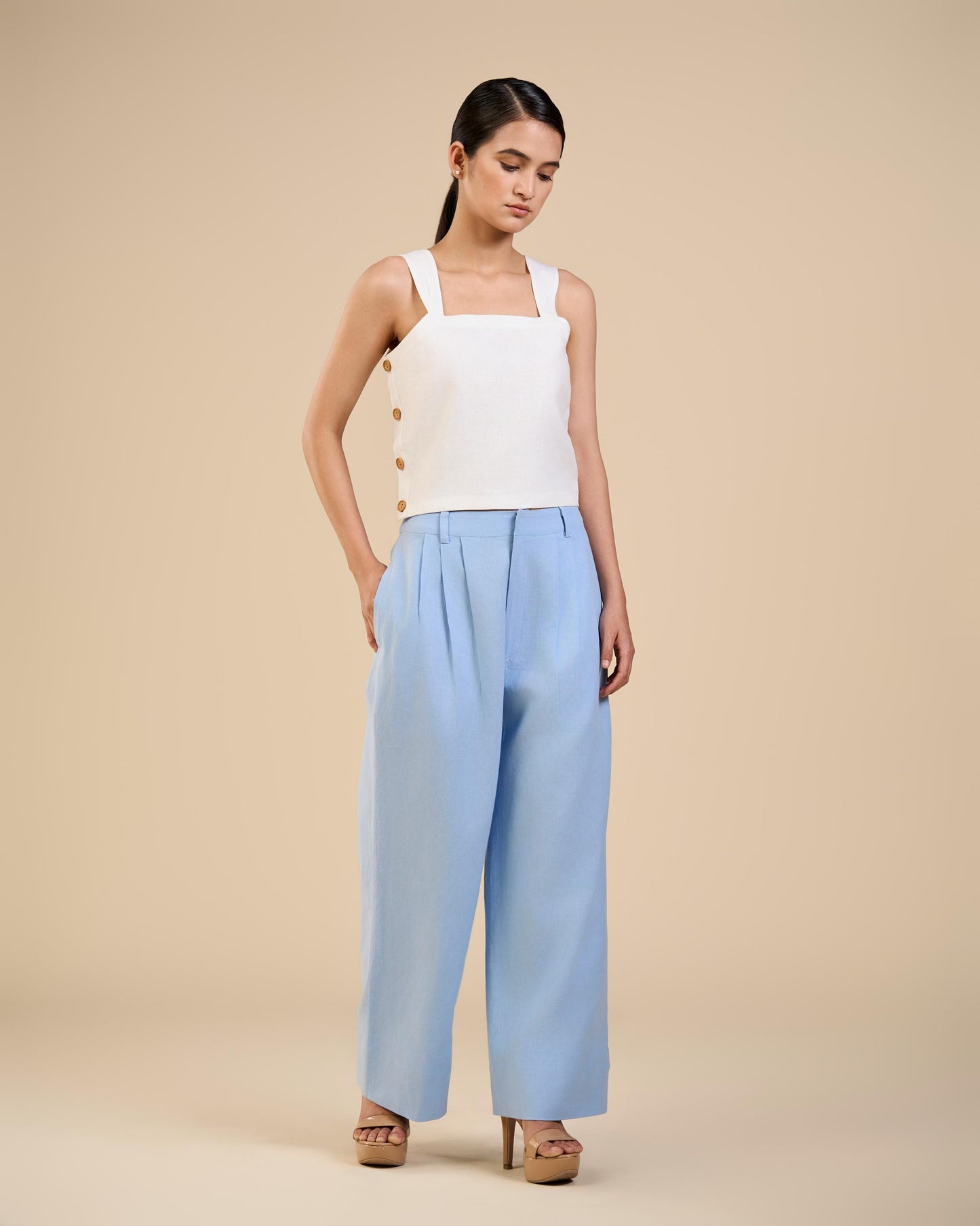 BLUE CORNFLOWER PANTS