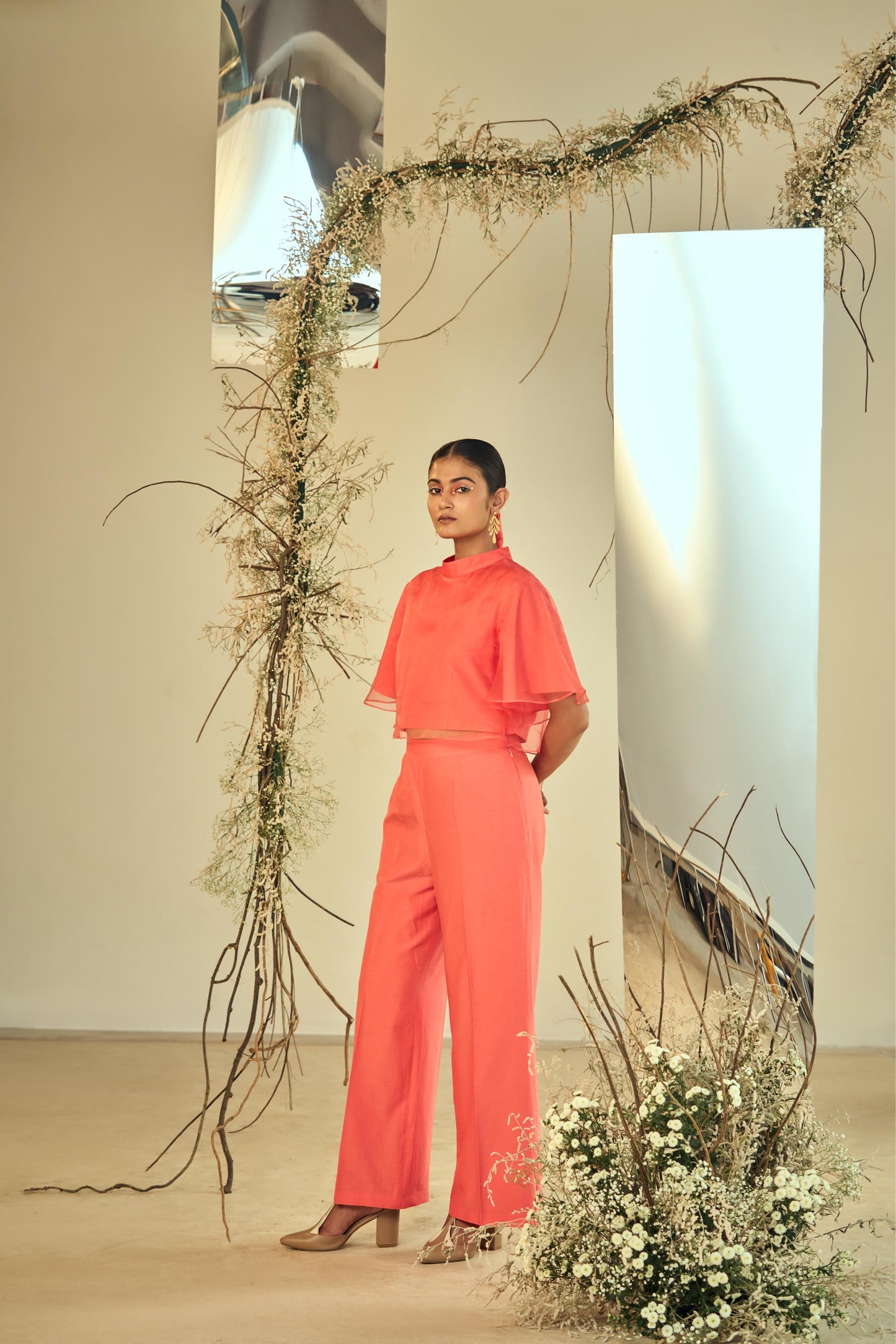 TROPICAL CORAL CO-ORD SET