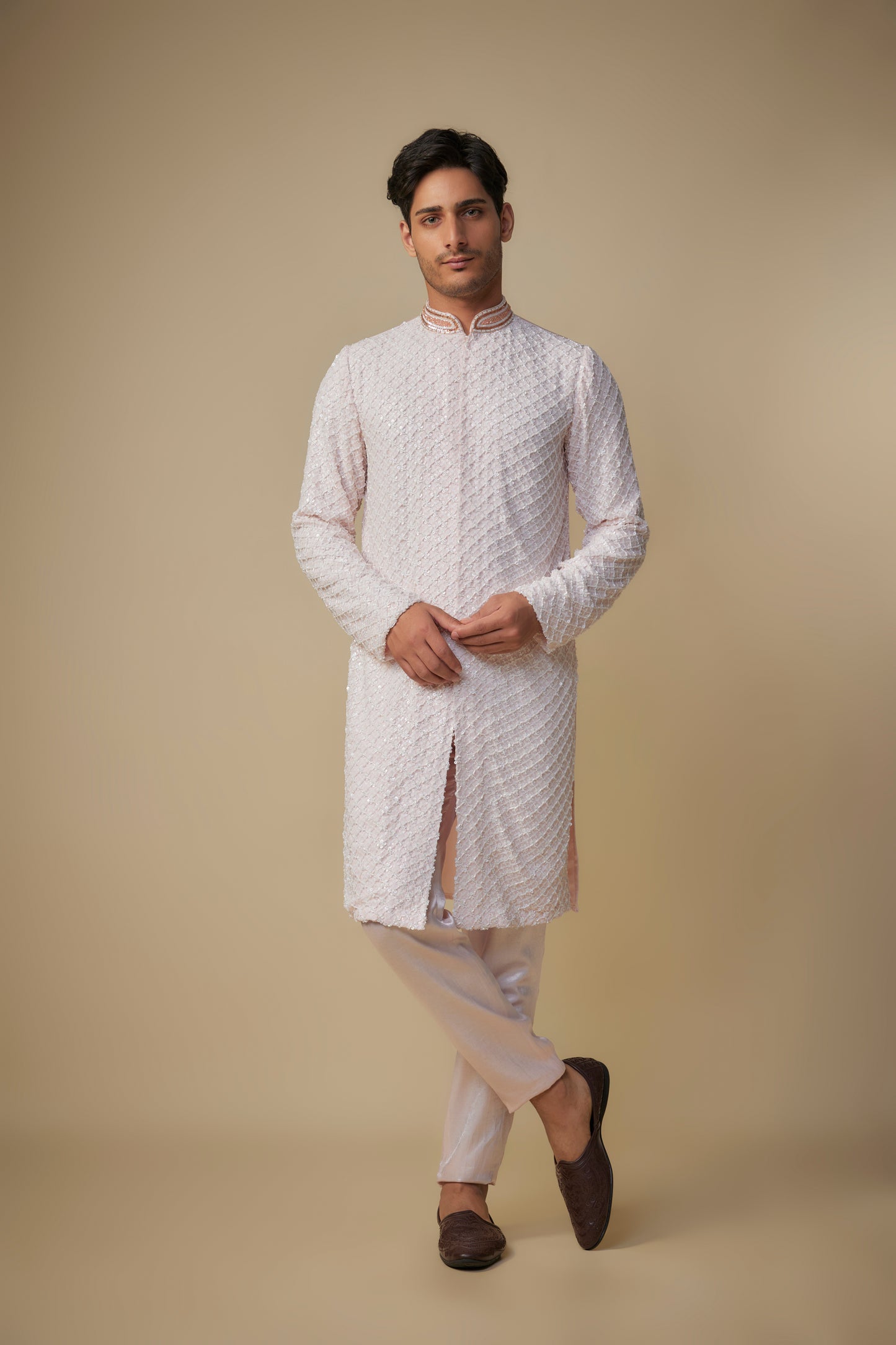 WHITE KURTA SET