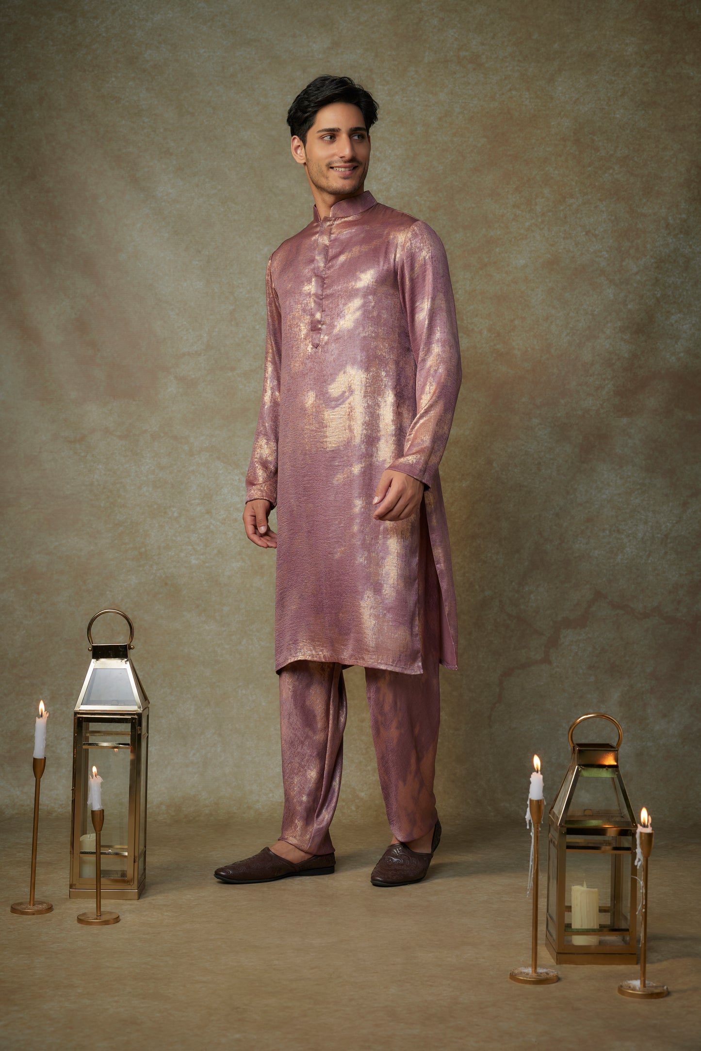 WINE KURTA SET