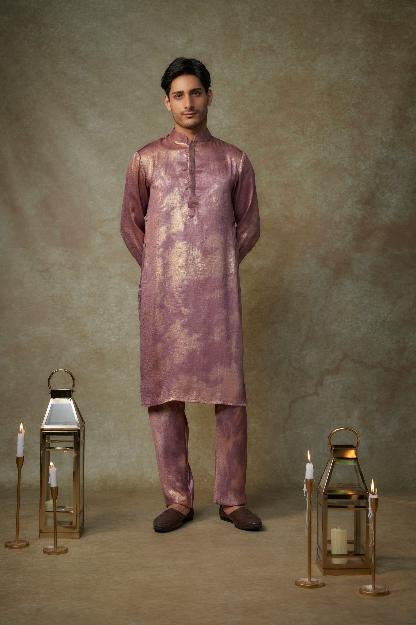 WINE KURTA SET
