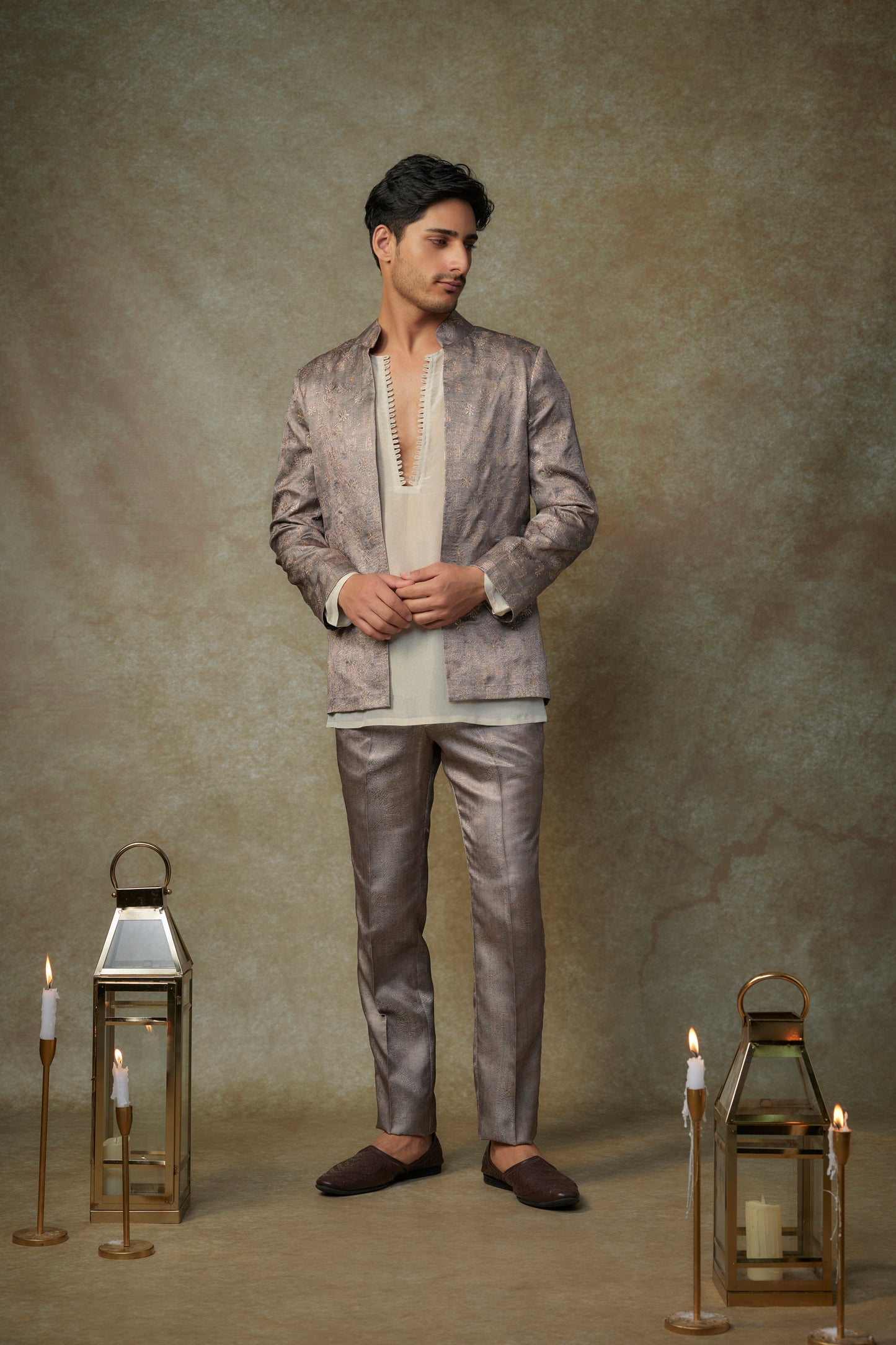 OLIVE JACKET SET