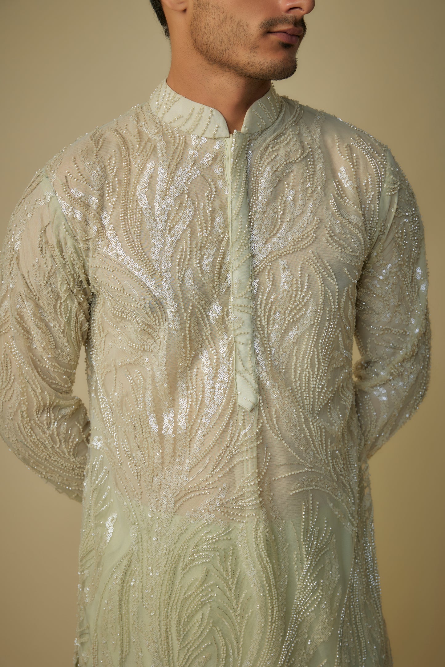SAGE GREEN KURTA SET