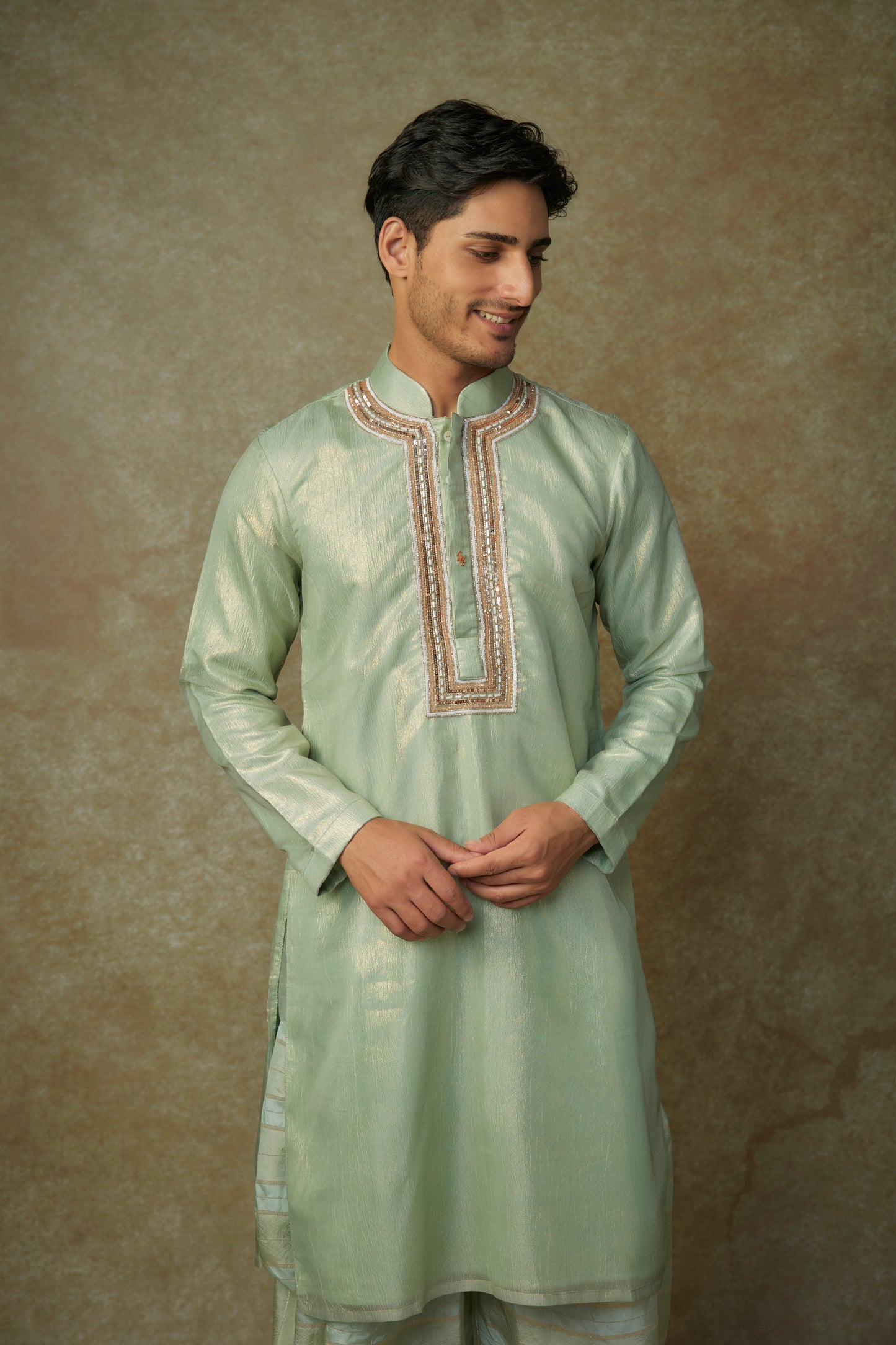 SAGE GREEN KURTA SET