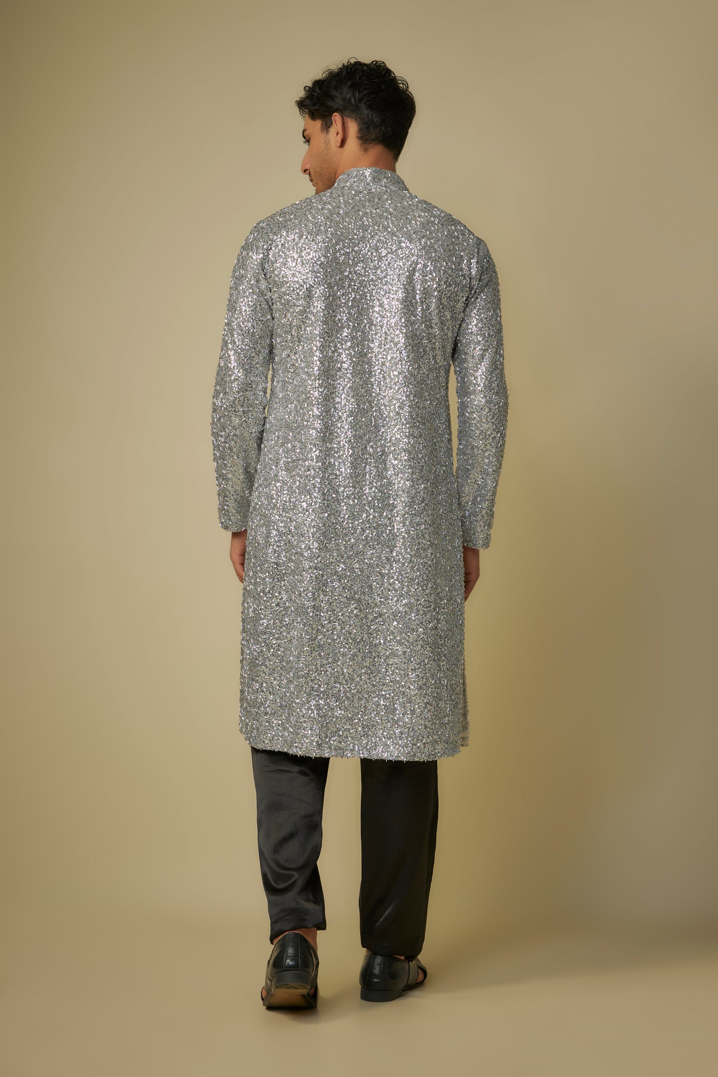SILVER KURTA SET