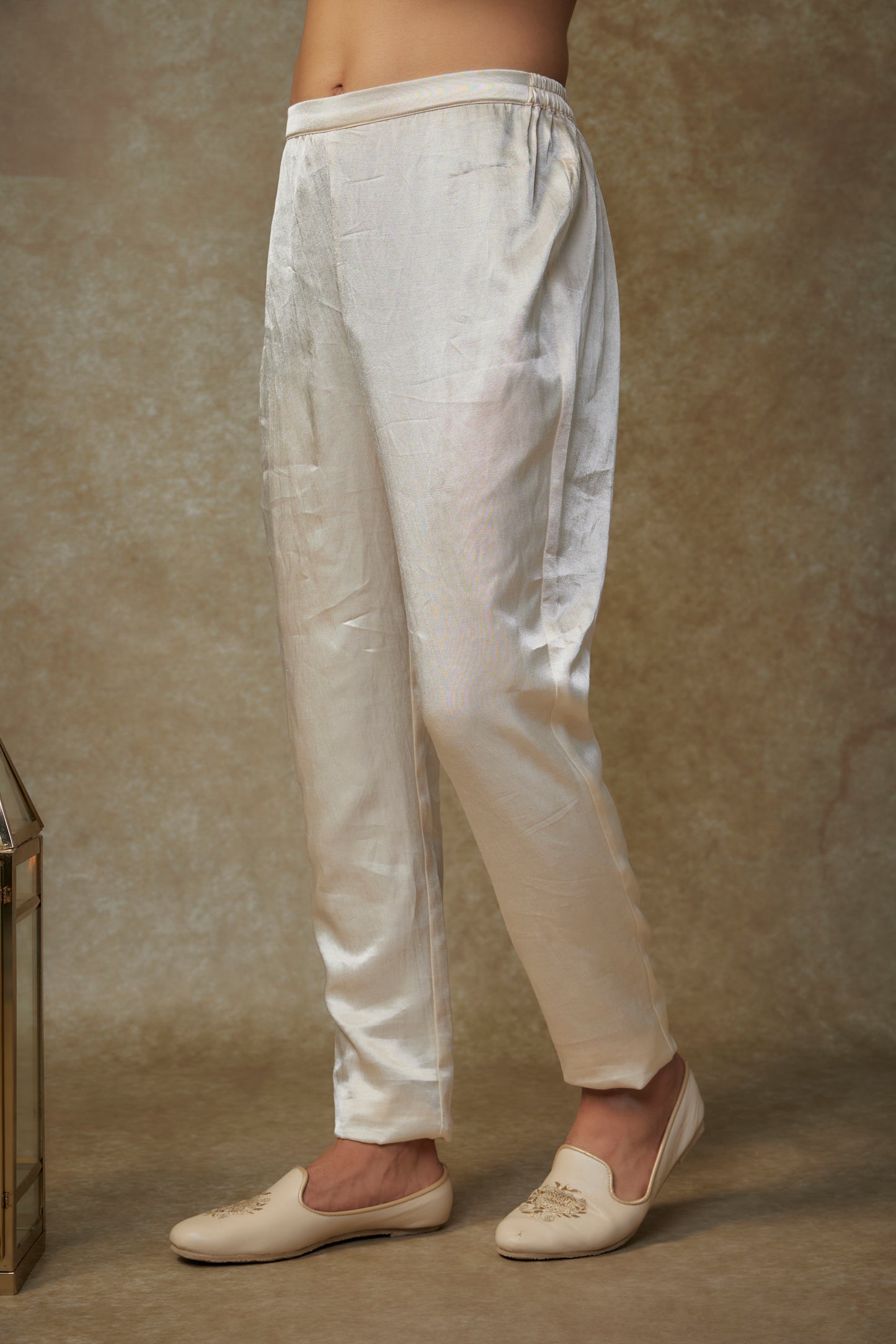 BEIGE SHERWANI SET