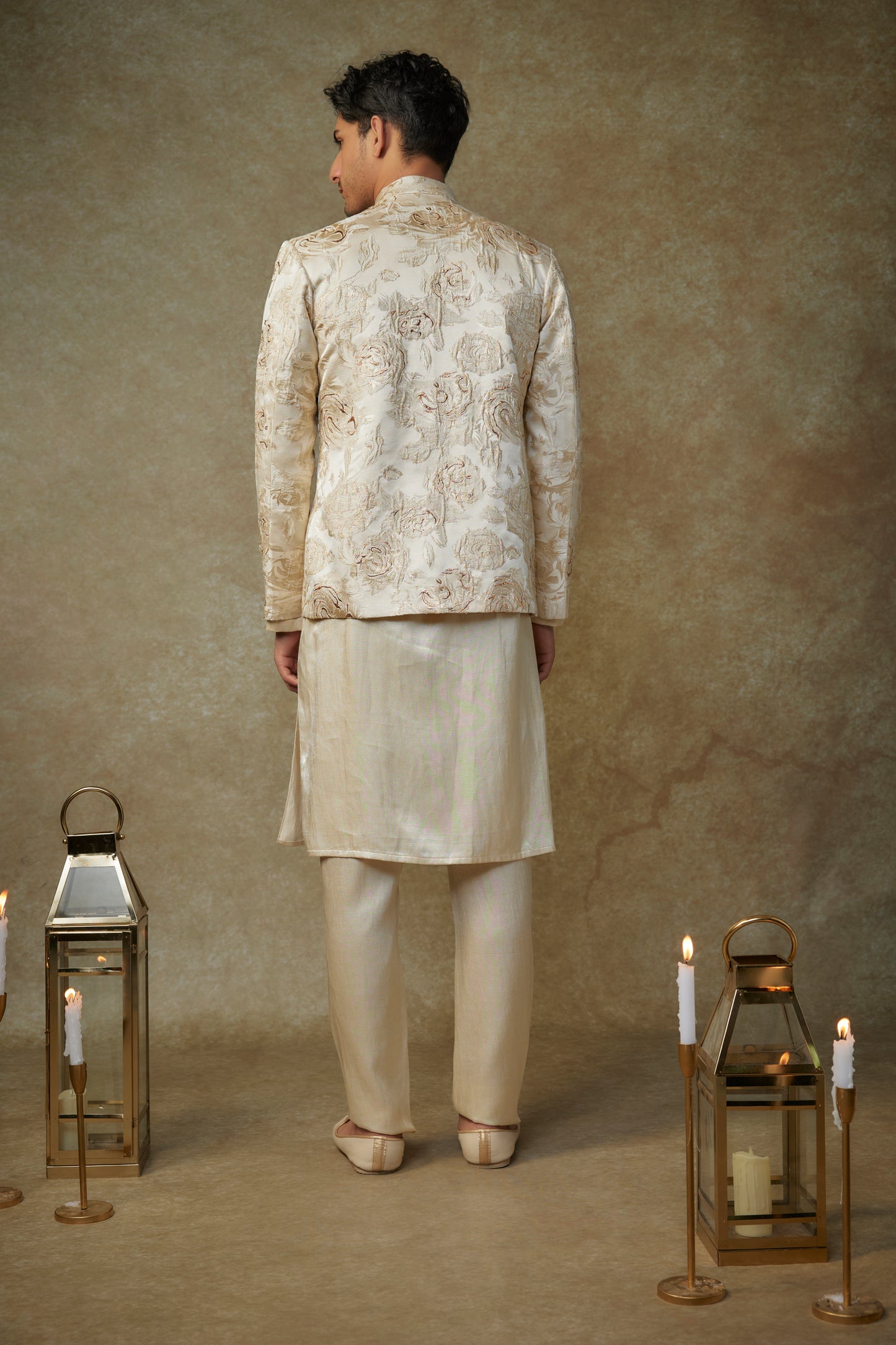 BEIGE JACKET SET