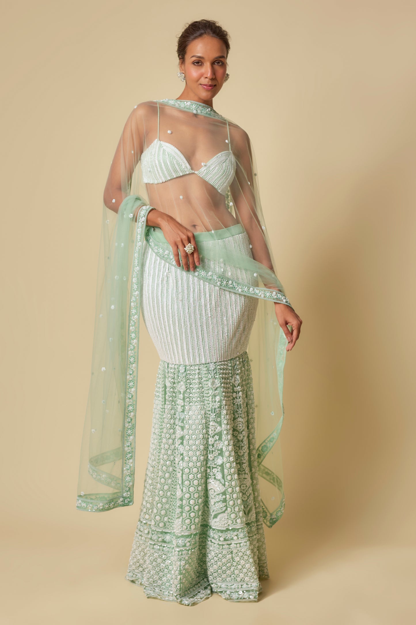 MINT SKIRT SET