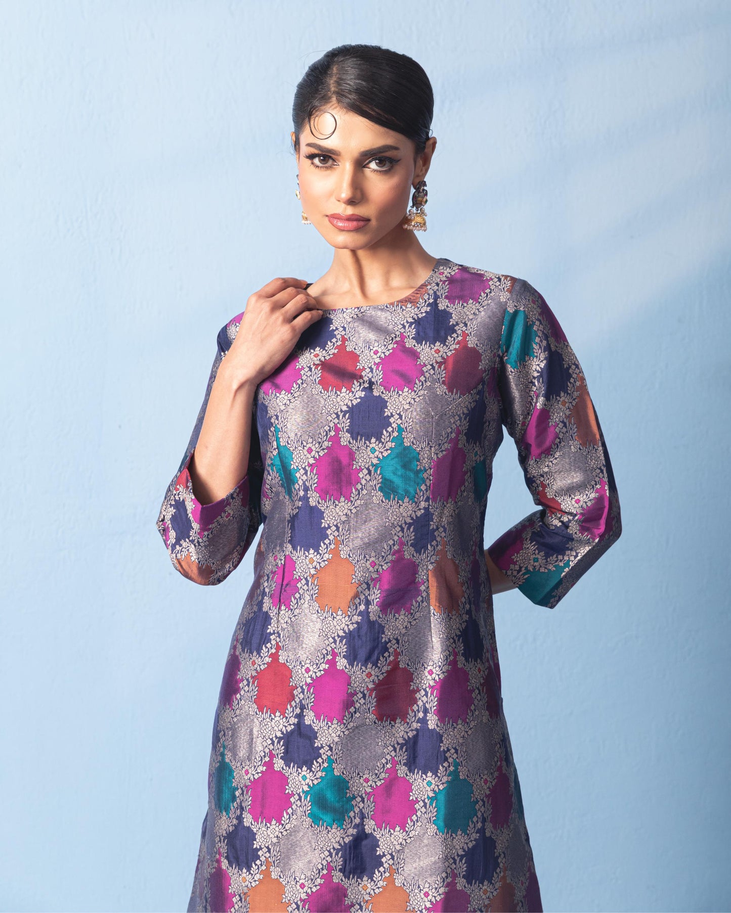 MULTI COLOR KURTA SET