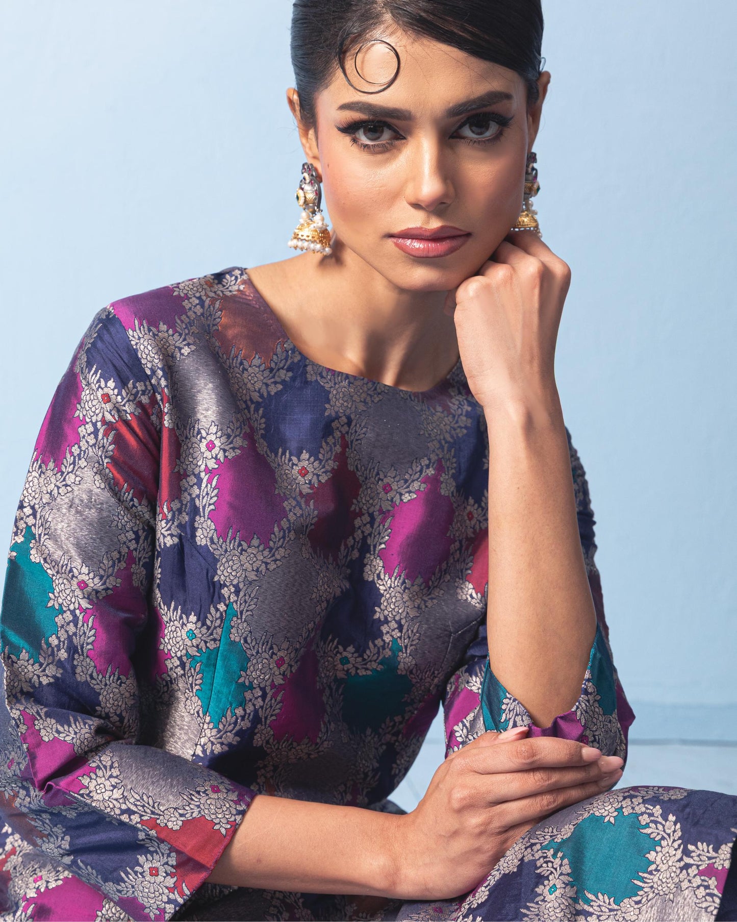 MULTI COLOR KURTA SET