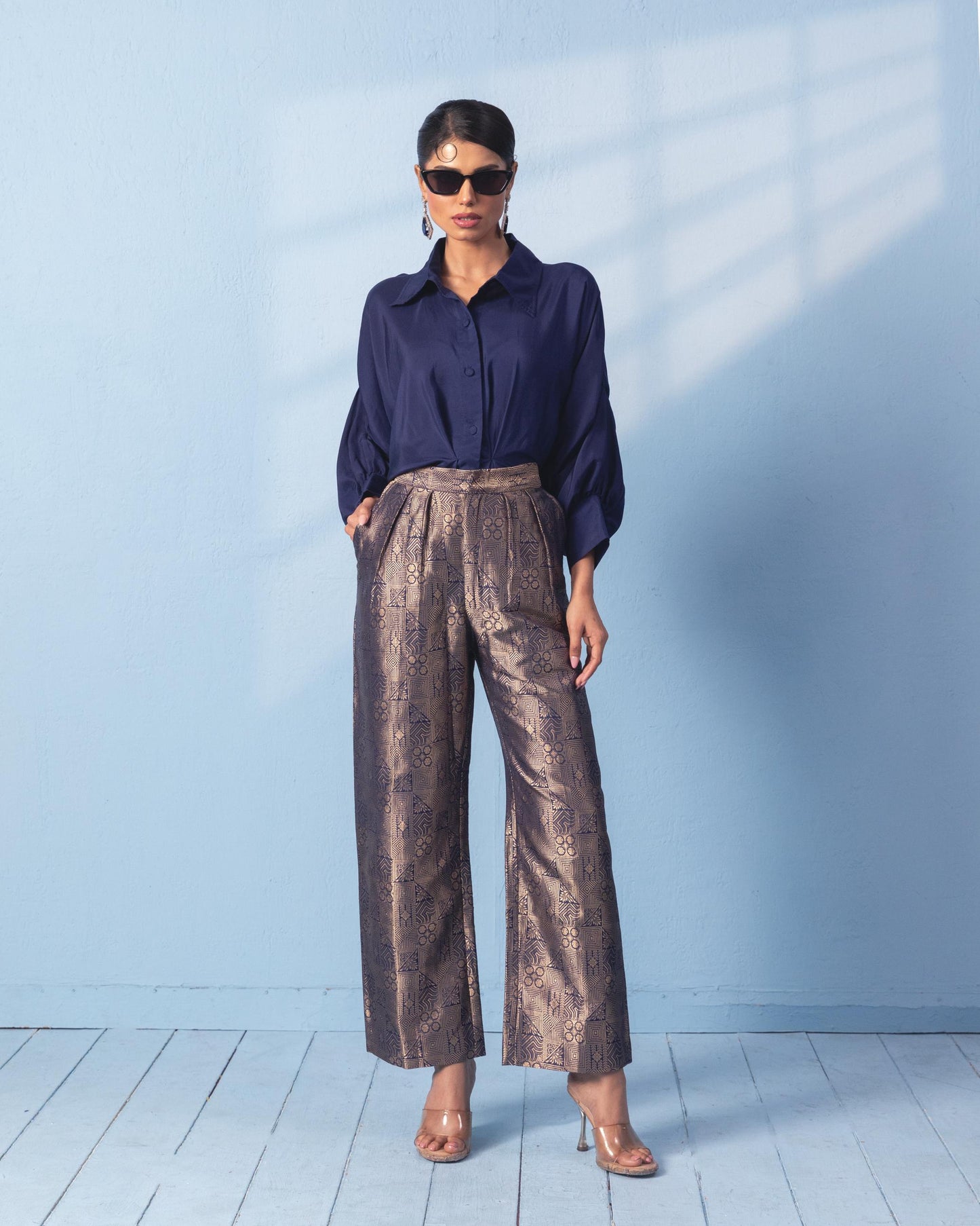 BLUE PANT SET