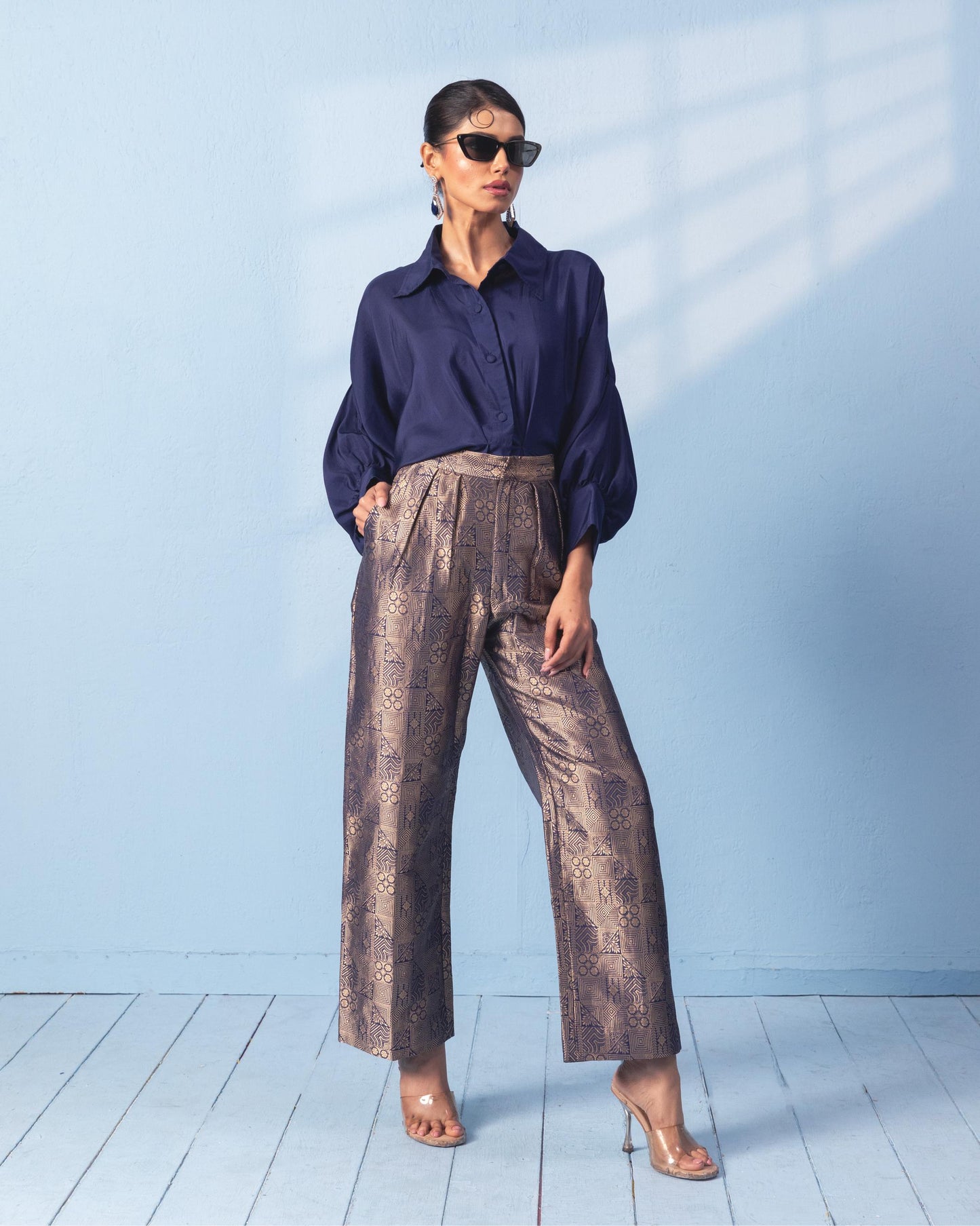 BLUE PANT SET