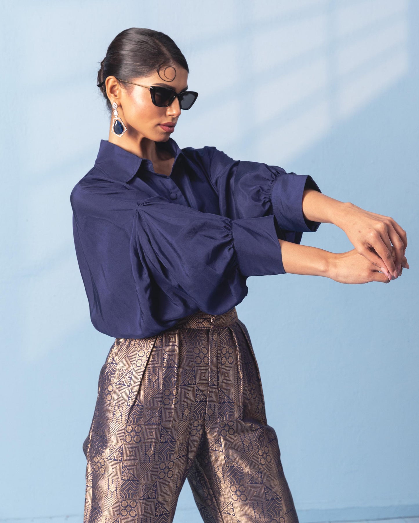 BLUE PANT SET