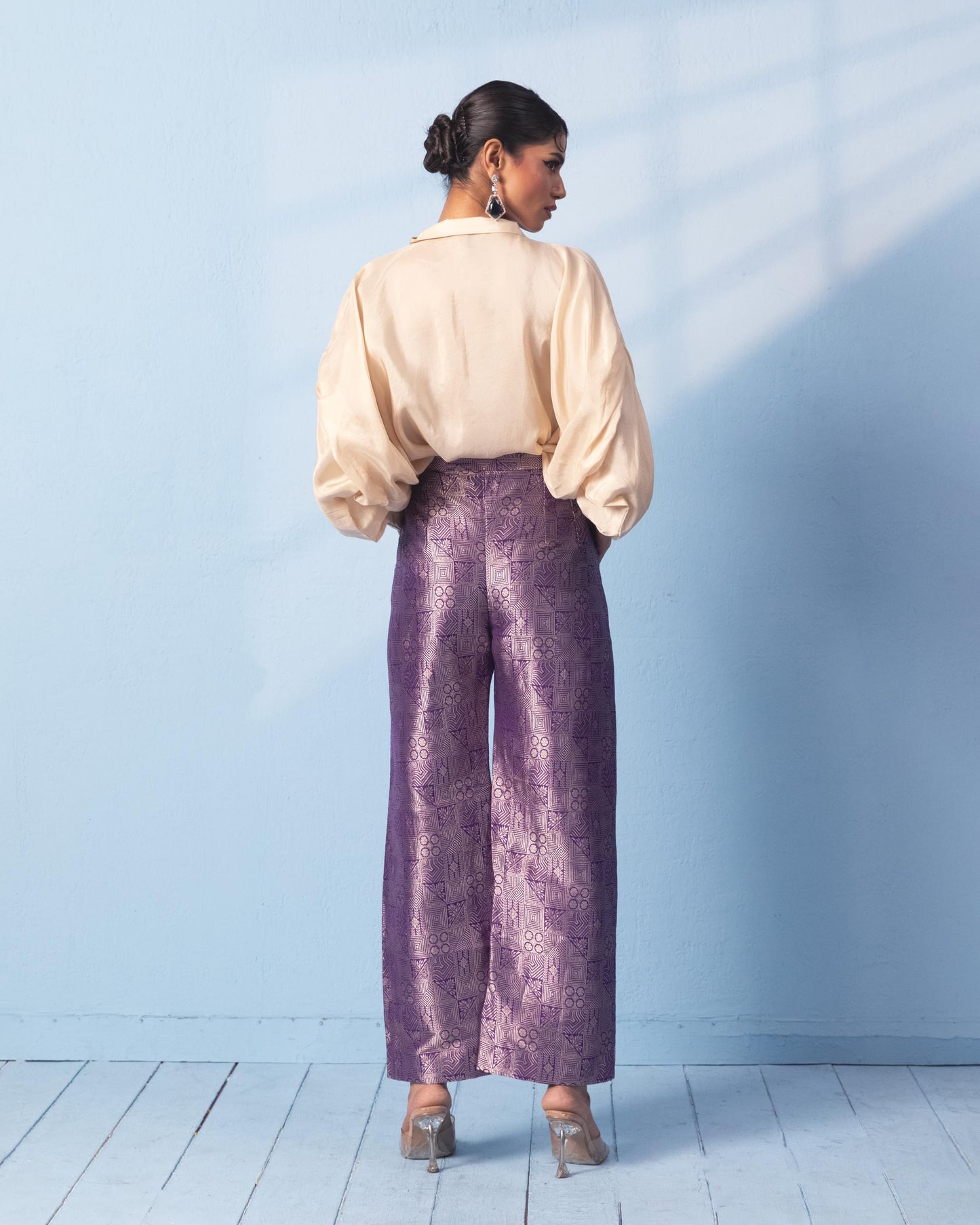 PURPLE PANT SET