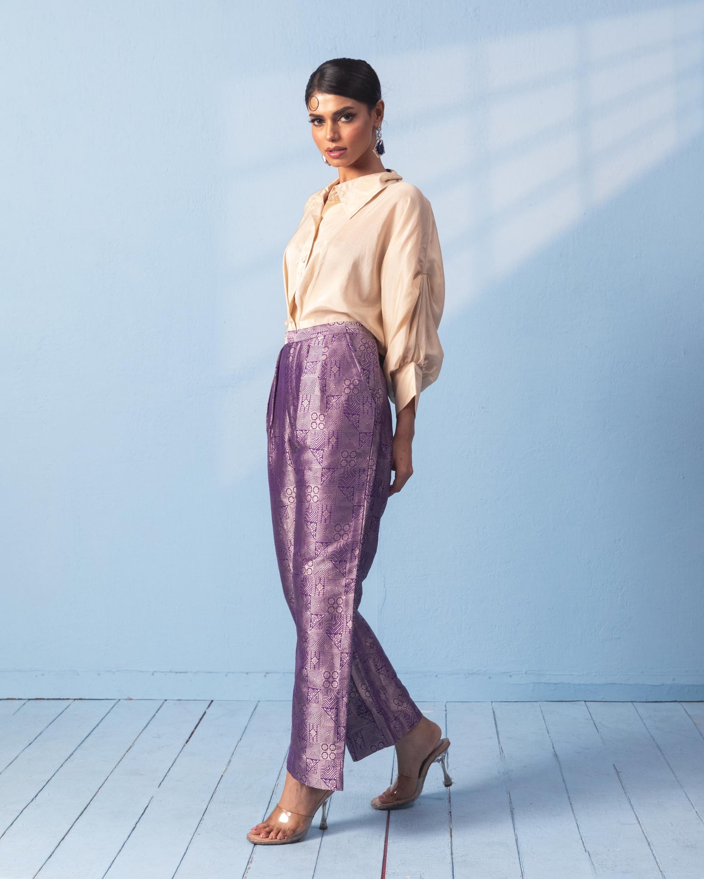 PURPLE PANT SET