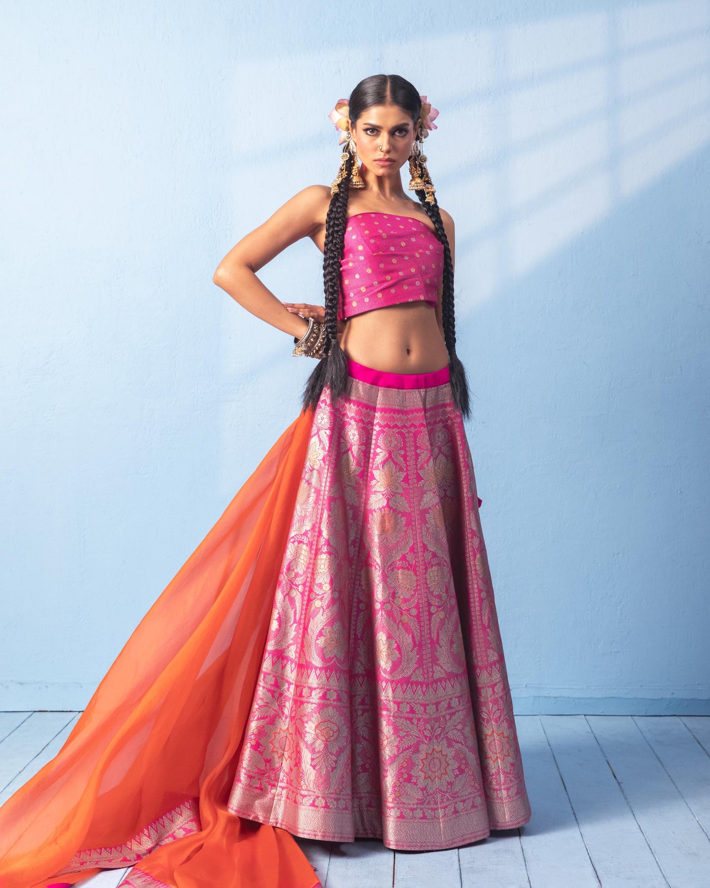 PINK LEHENGA SET