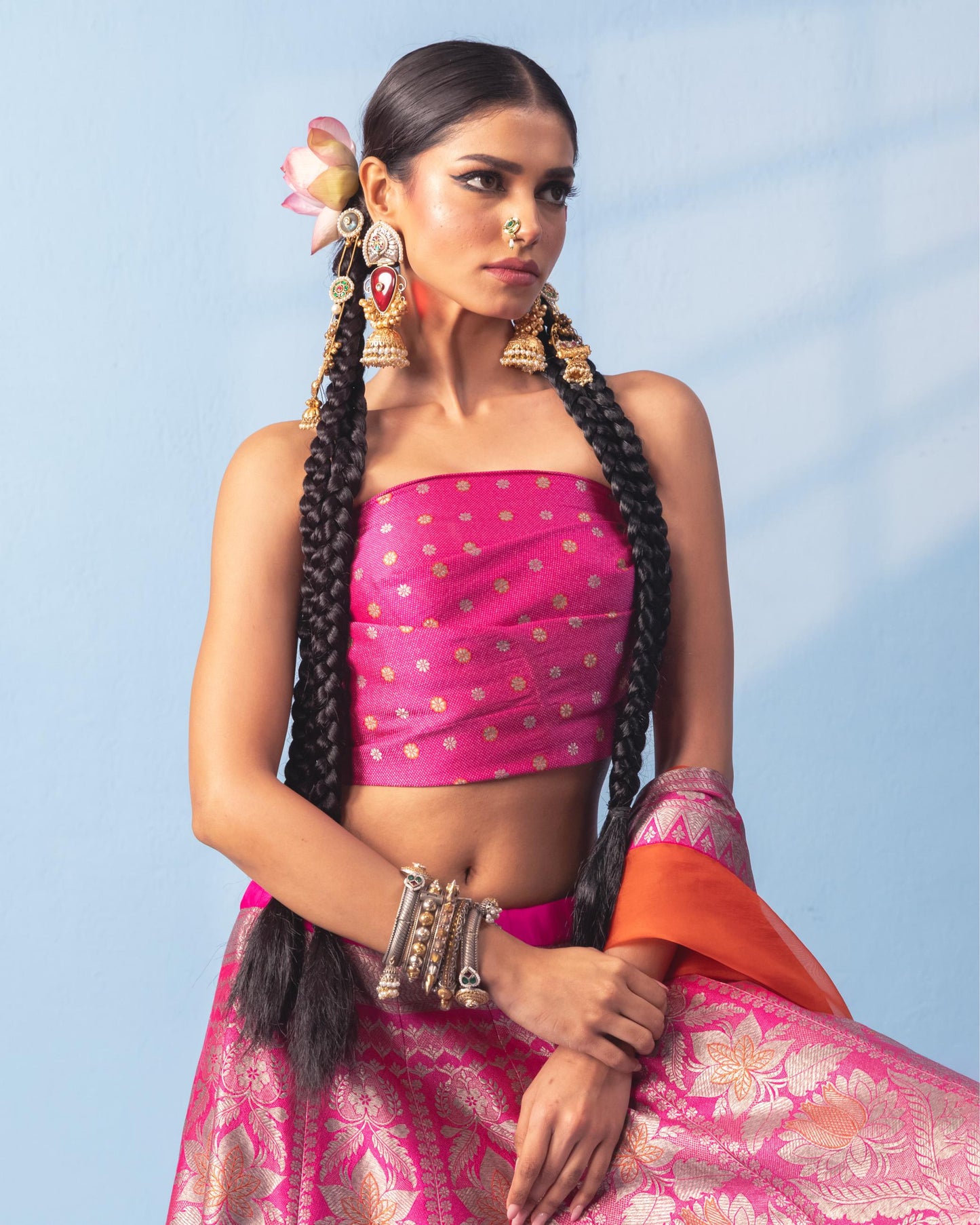 PINK LEHENGA SET