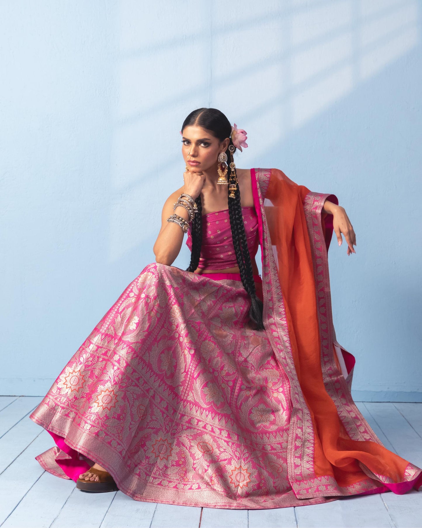 PINK LEHENGA SET