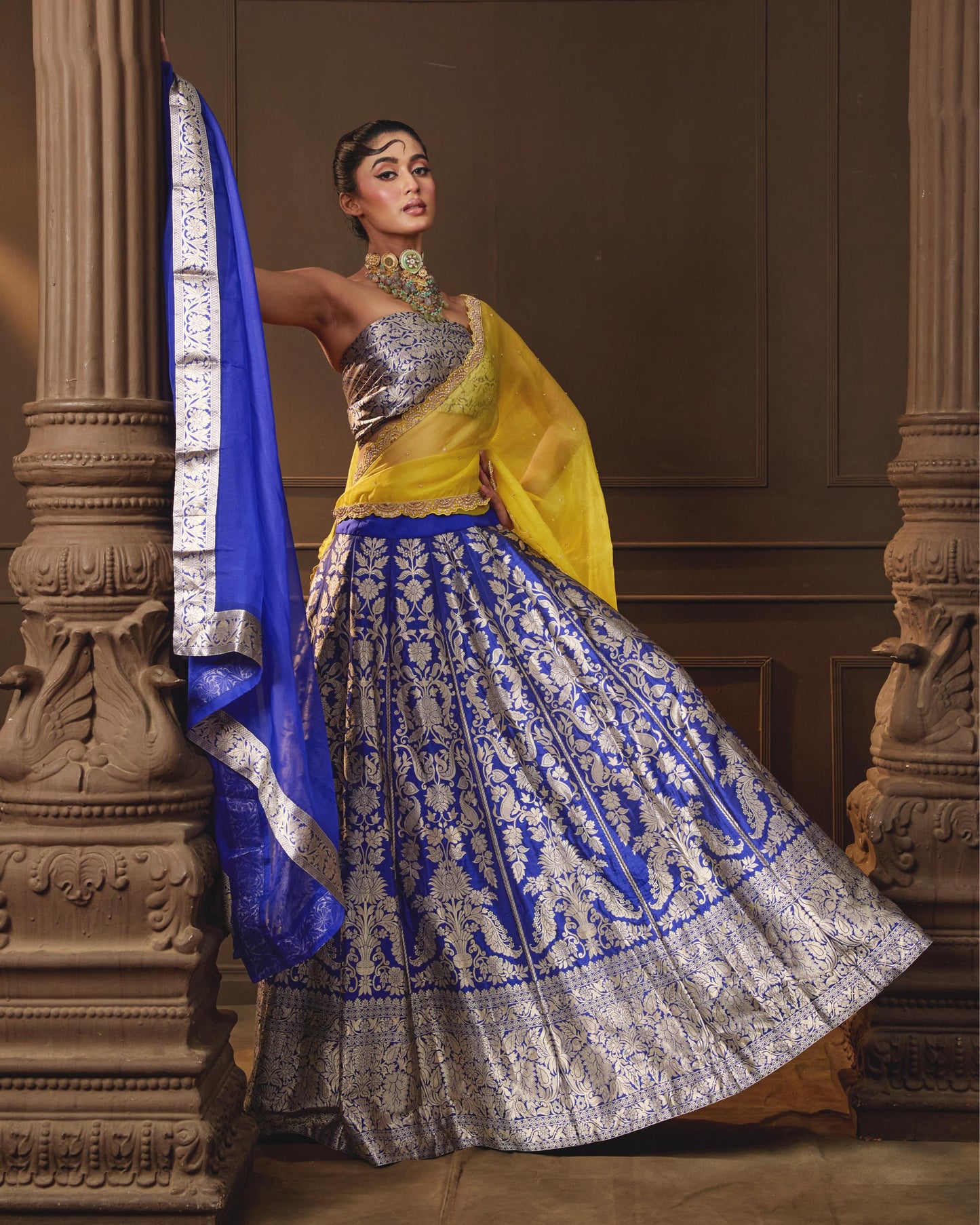 BLUE LEHENGA