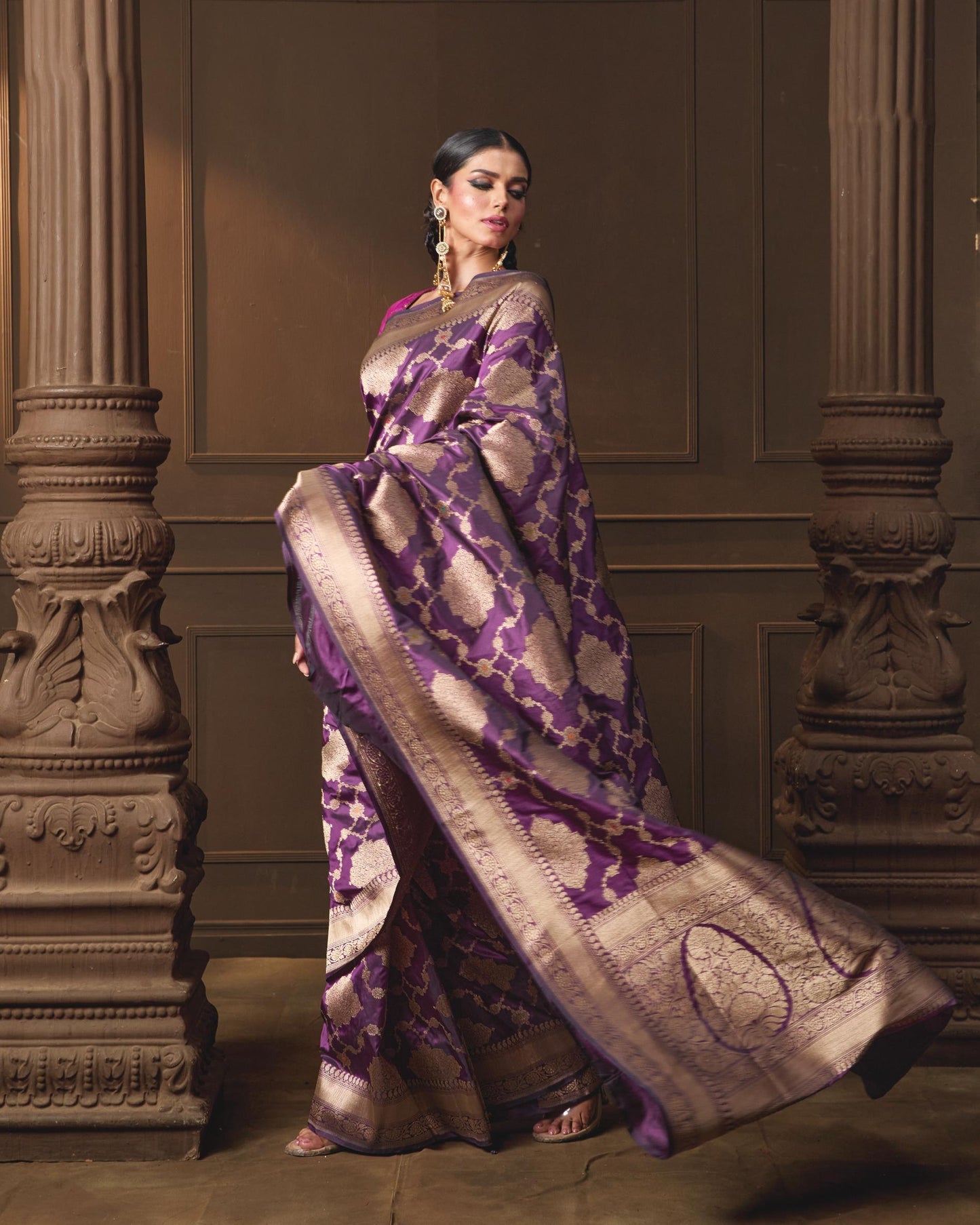PURPLE SAREE