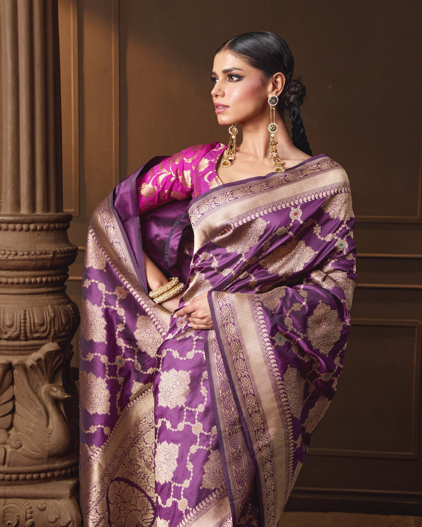 PURPLE SAREE