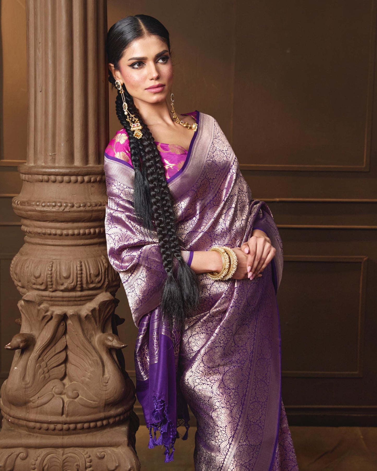 PURPLE SAREE