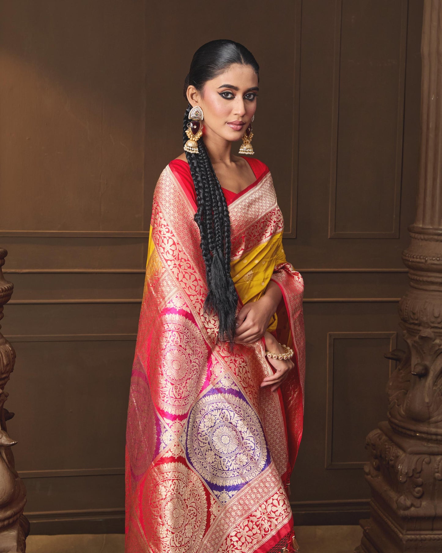 YELLOW SAREE