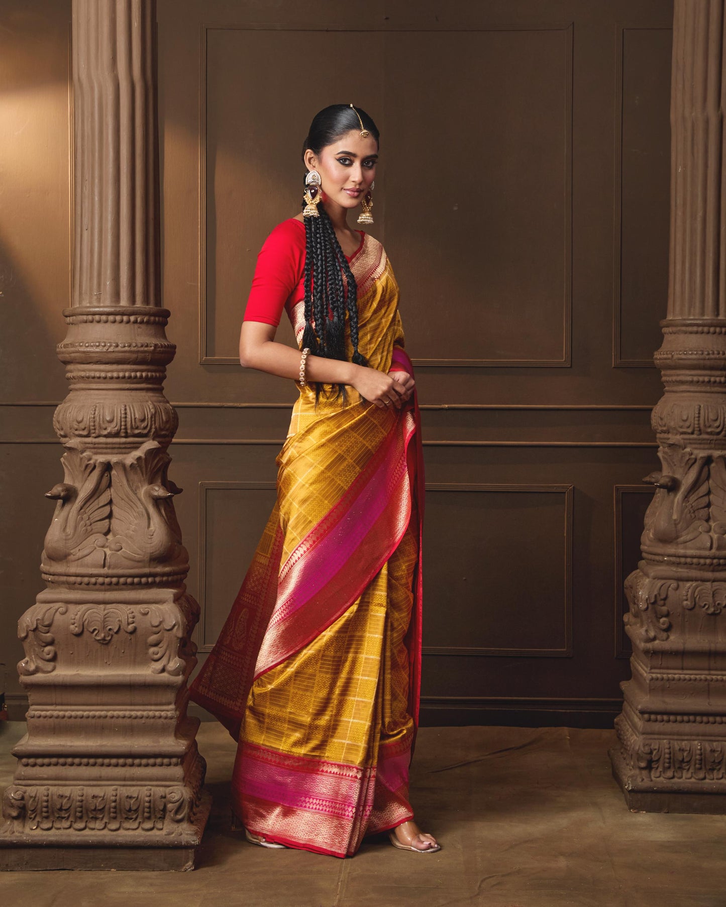 YELLOW SAREE