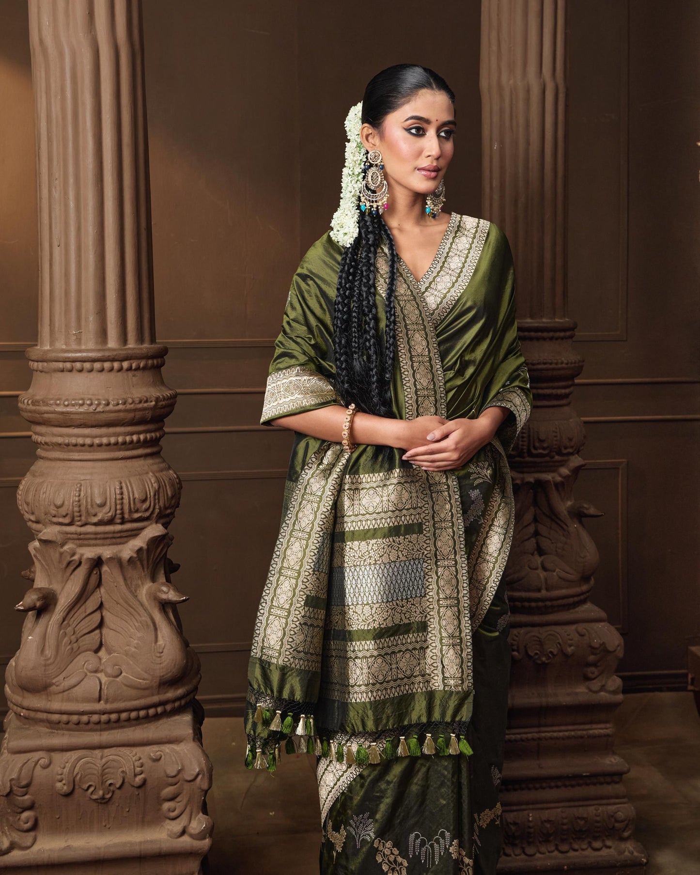 GREEN SAREE