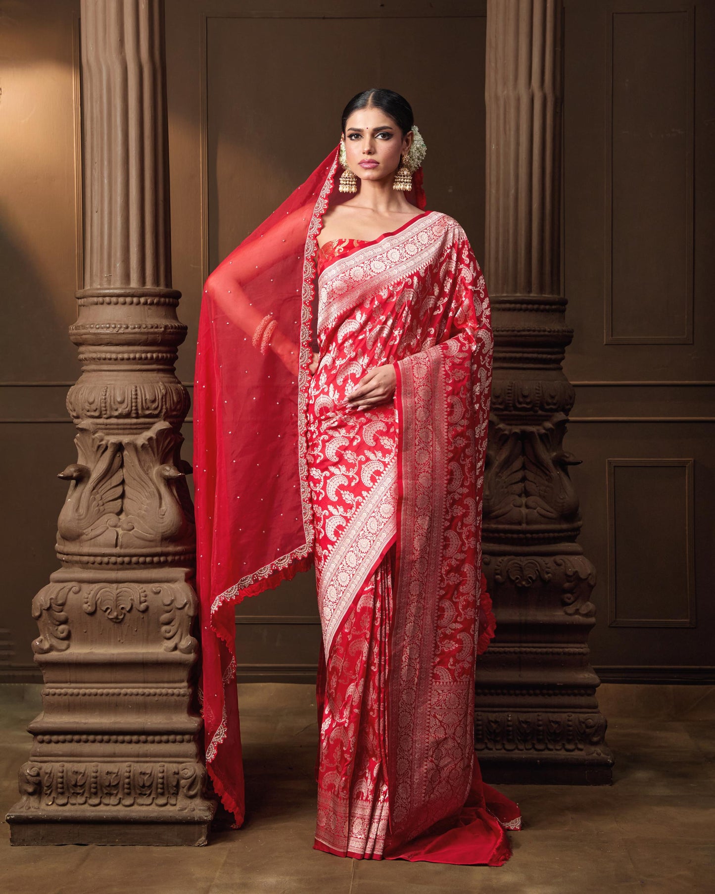 RED DUPATTA