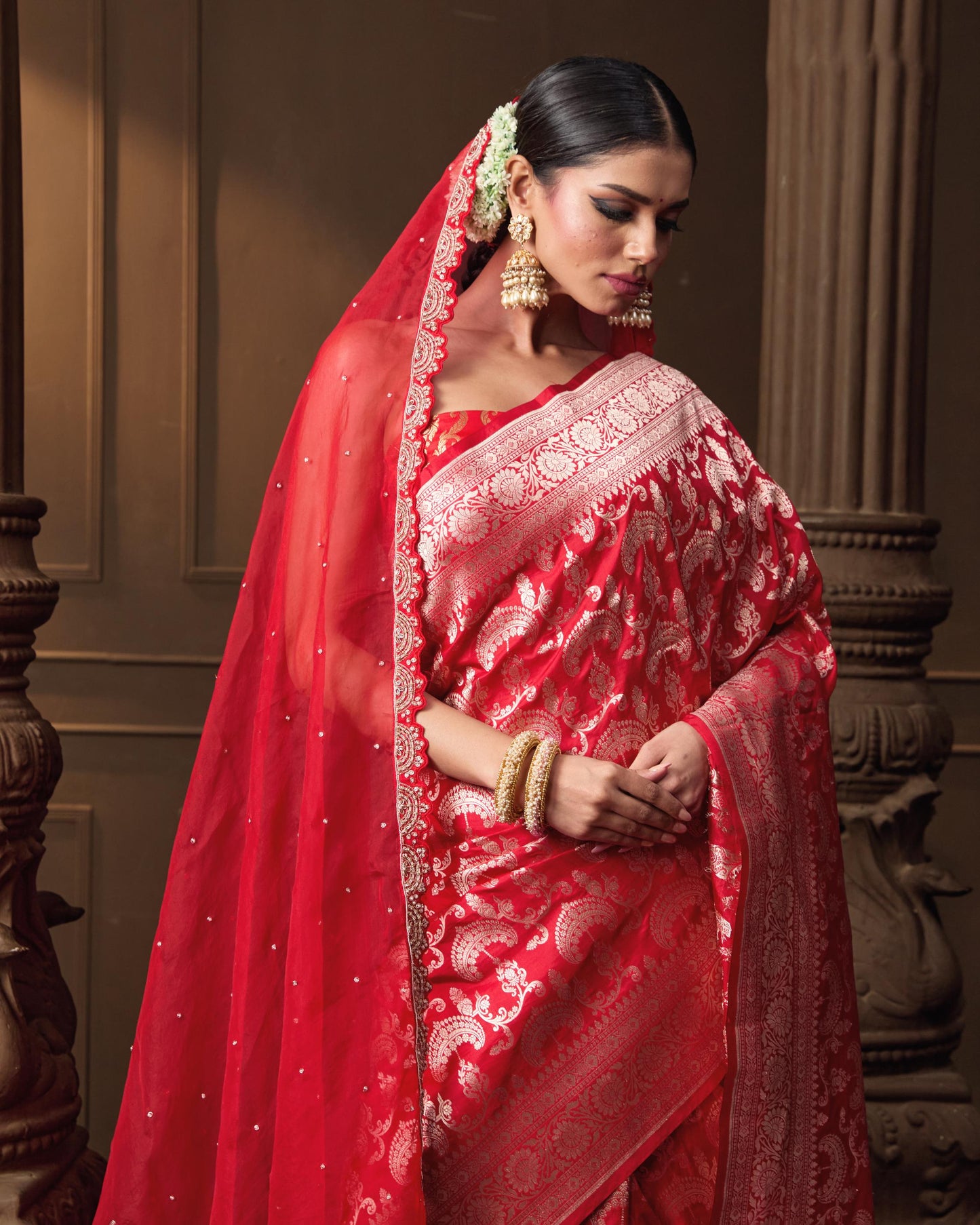 RED DUPATTA