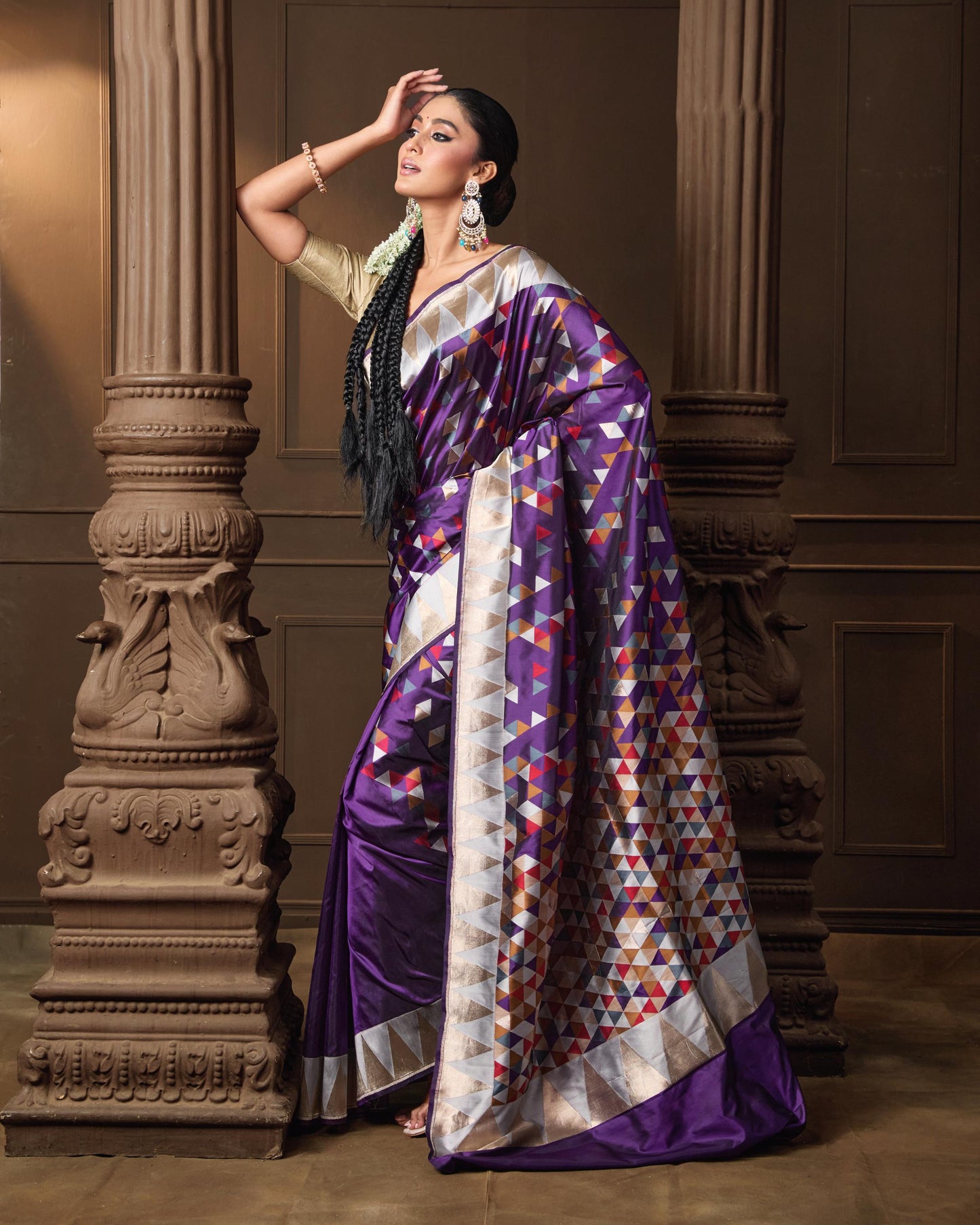 PURPLE SAREE