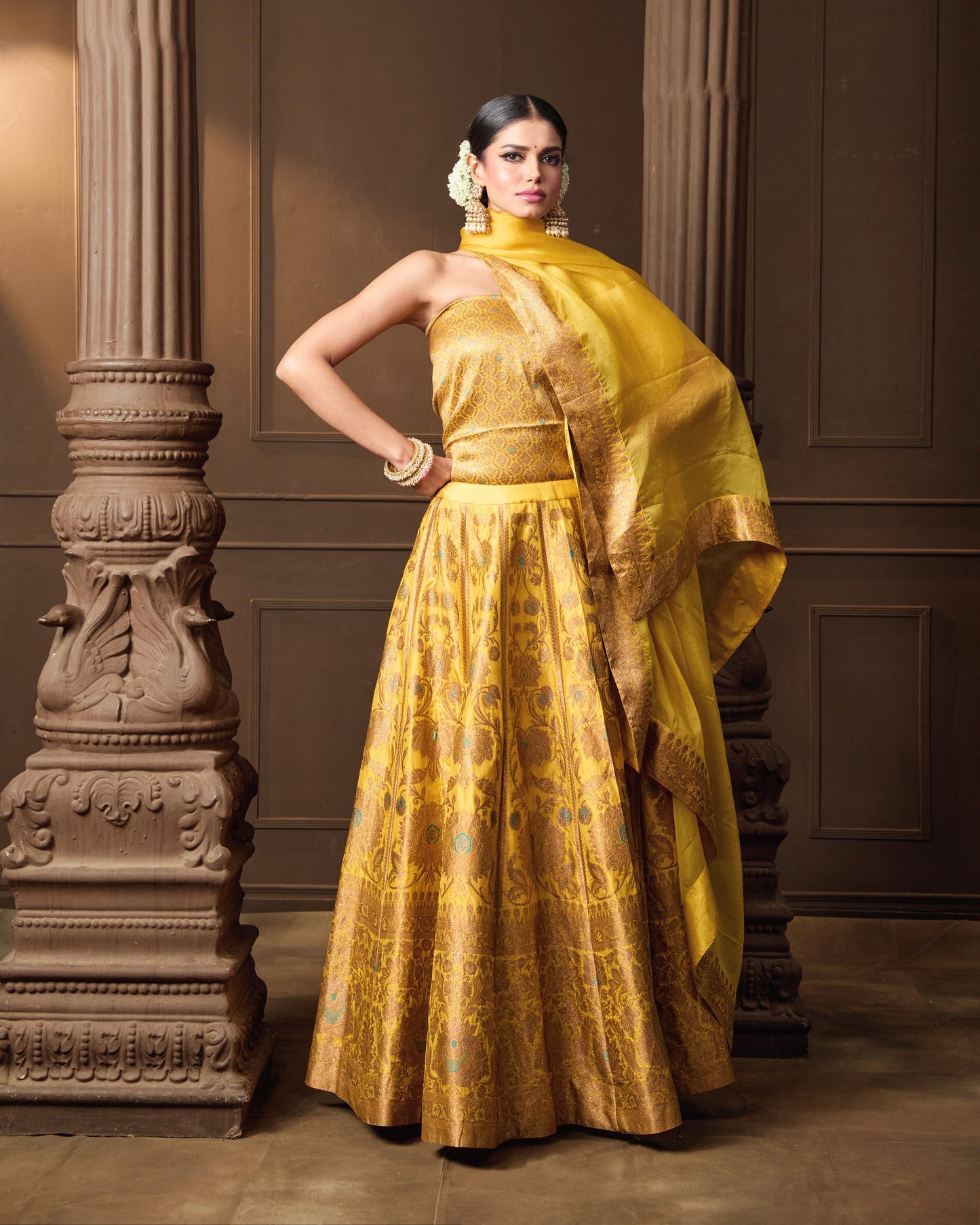 YELLOW LEHENGA