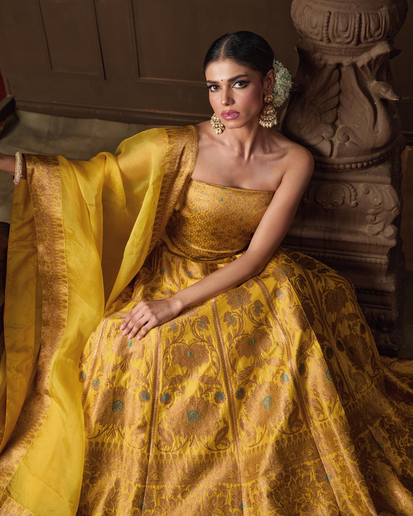 YELLOW LEHENGA