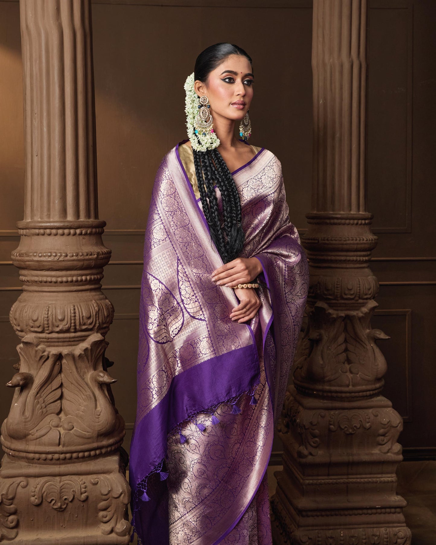 PURPLE SAREE