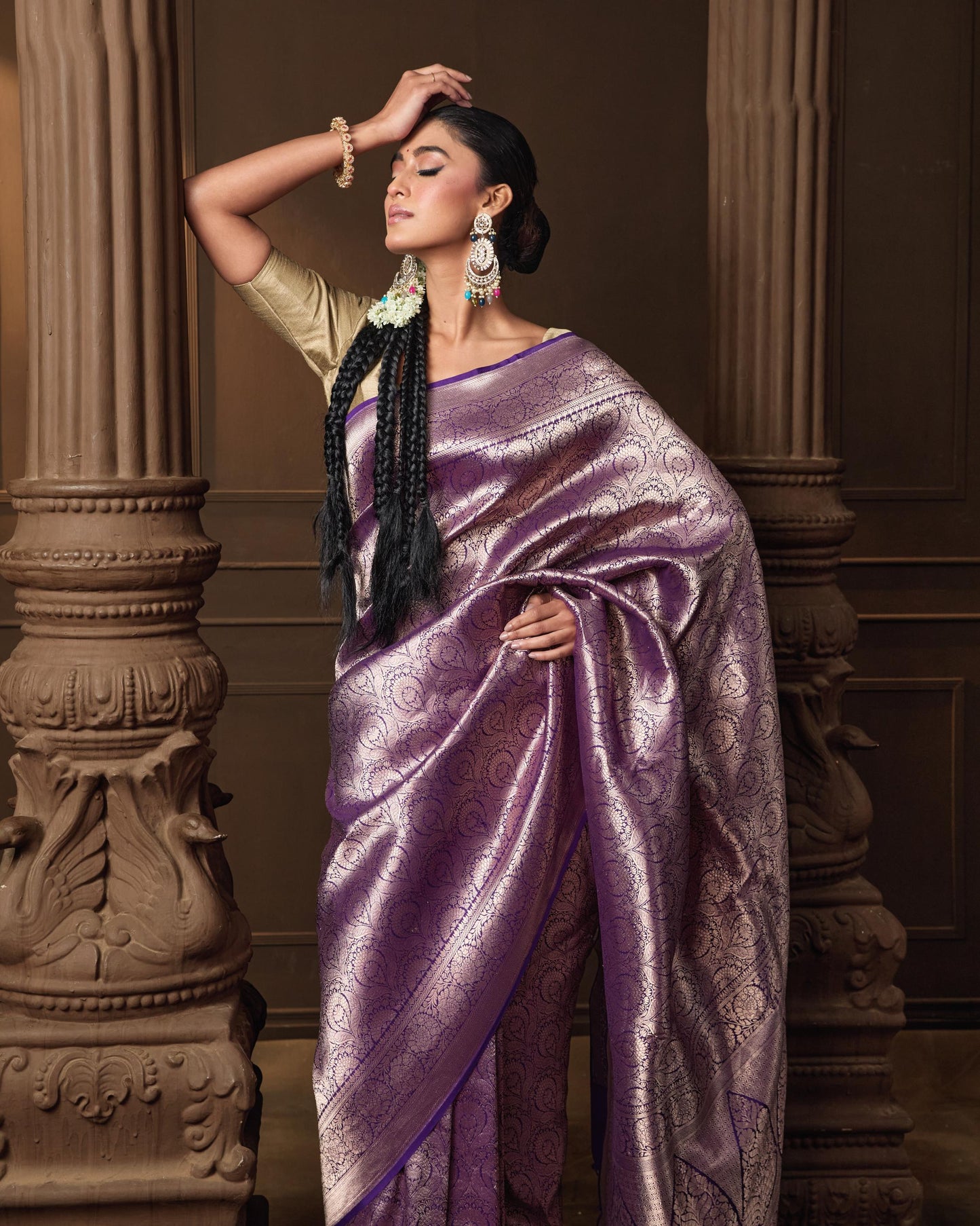 PURPLE SAREE