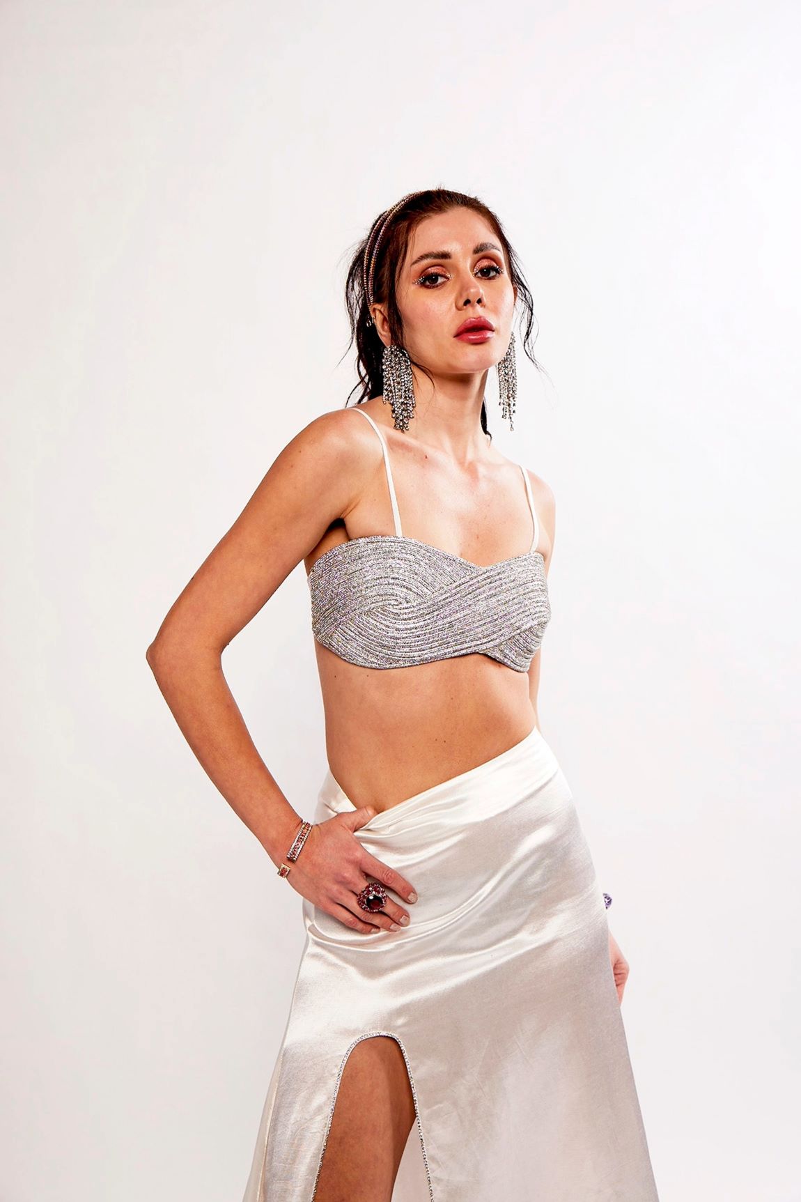 ELLIANA RHHINESTONE EMBELLISHED BRALETE