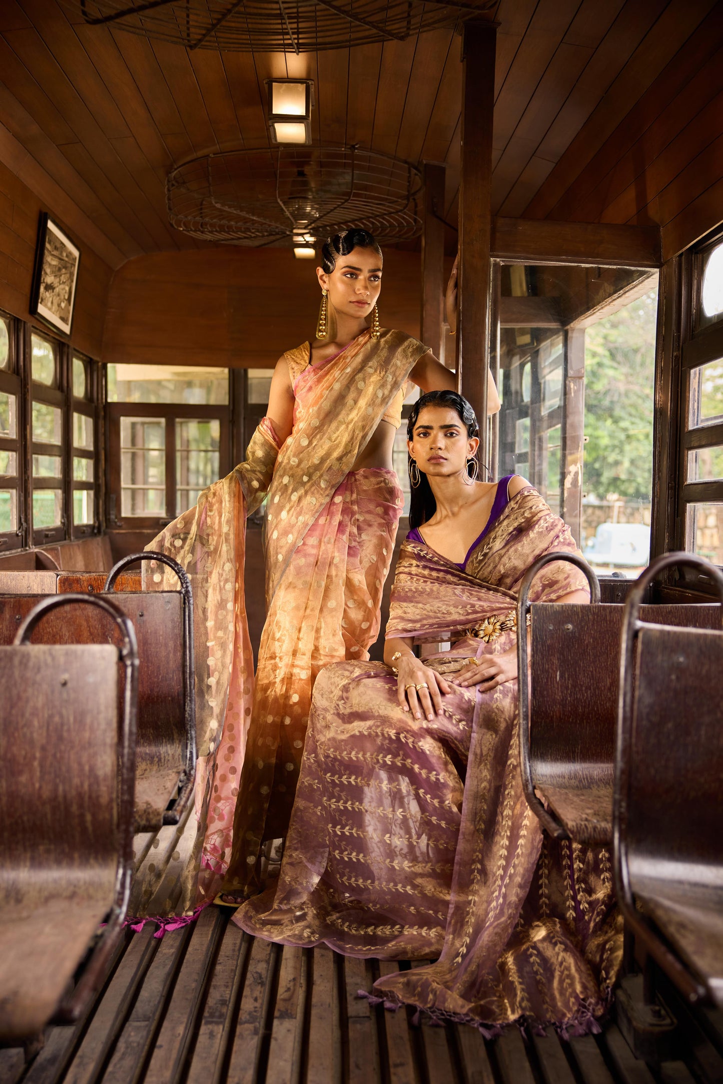 PURPLE SILK SAREE
