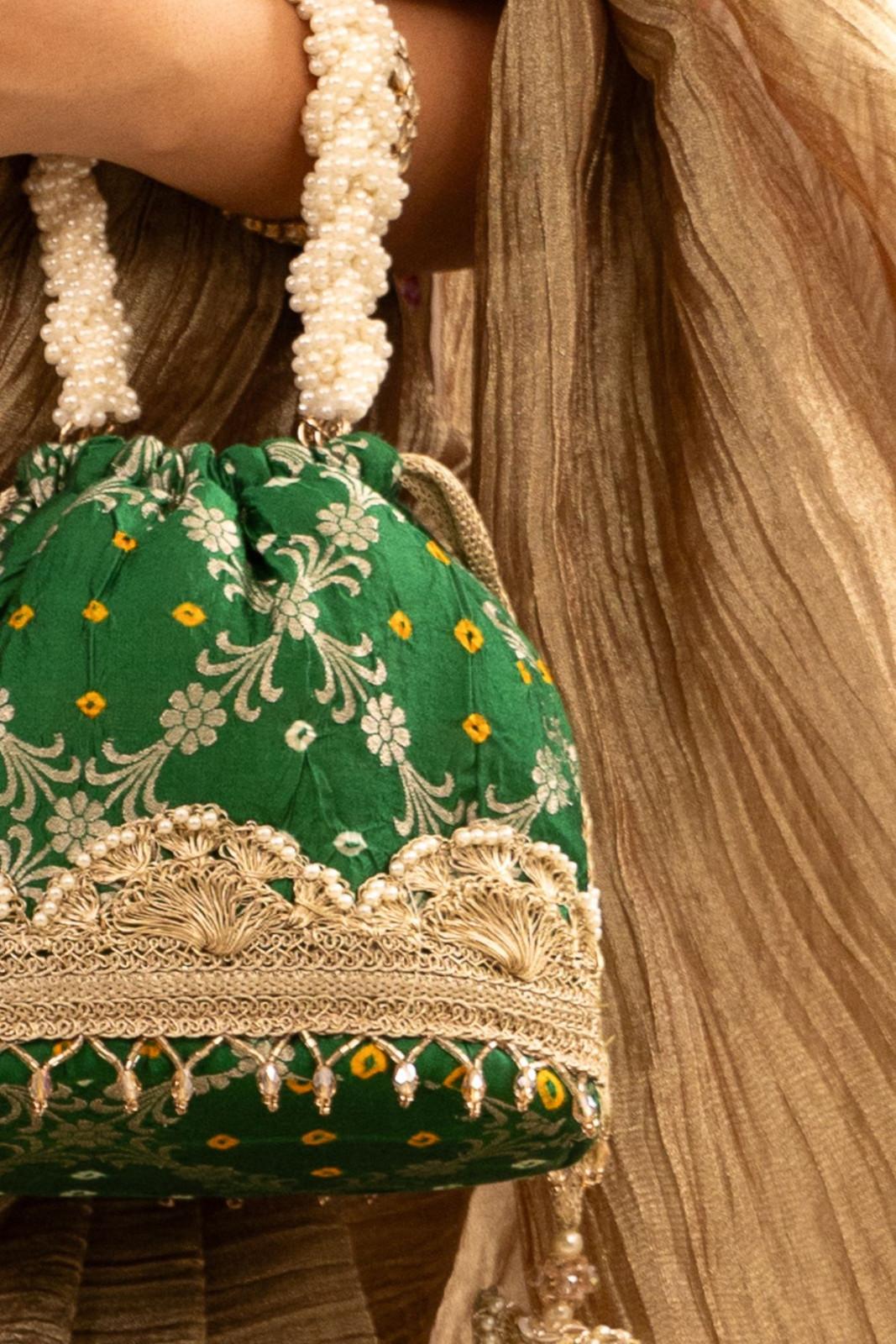 RUMANI BANDHANI BUCKET BAG