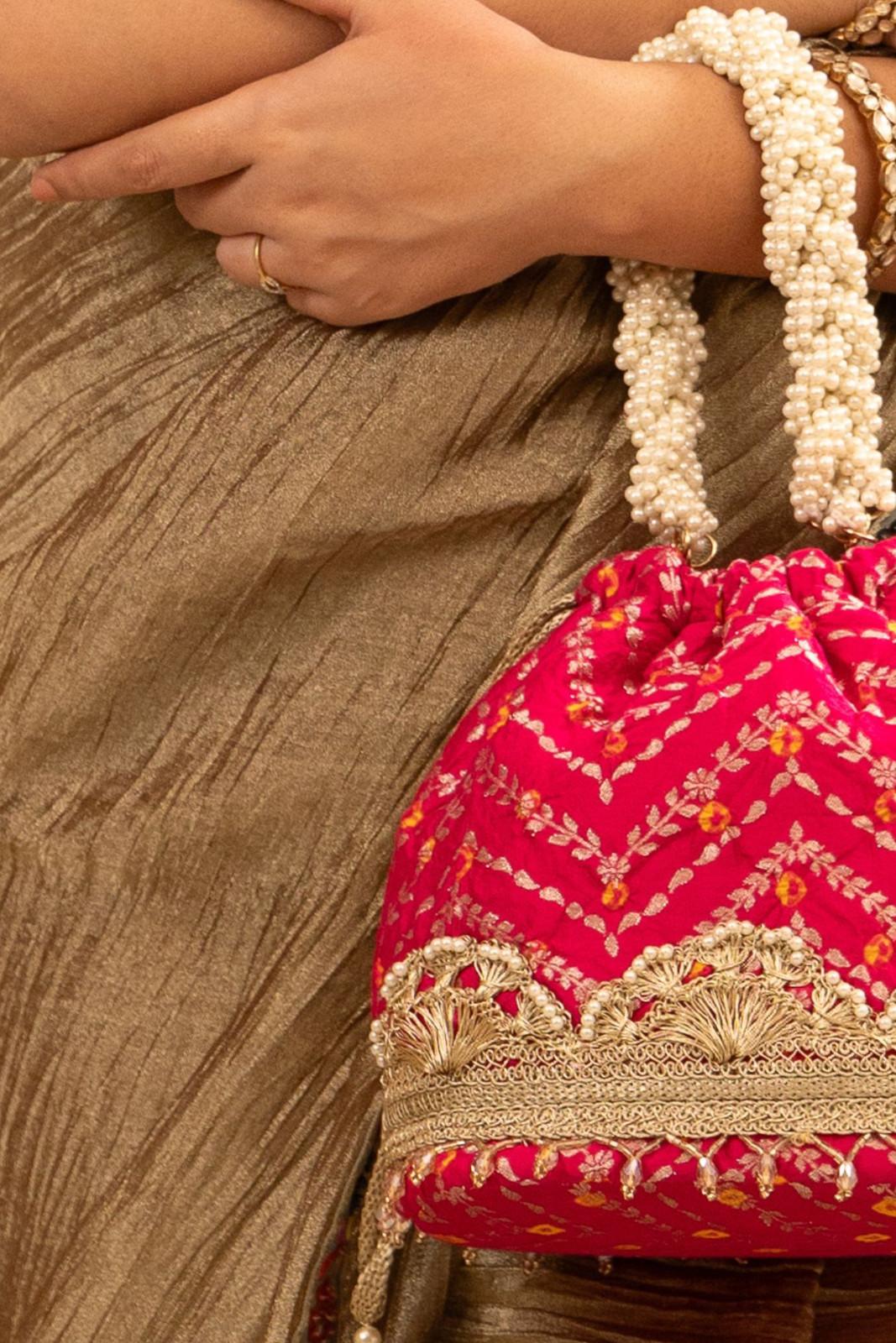 RUMANI BANDHANI BUCKET BAG