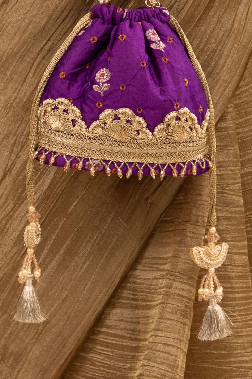 RUMANI BANDHANI BUCKET BAG