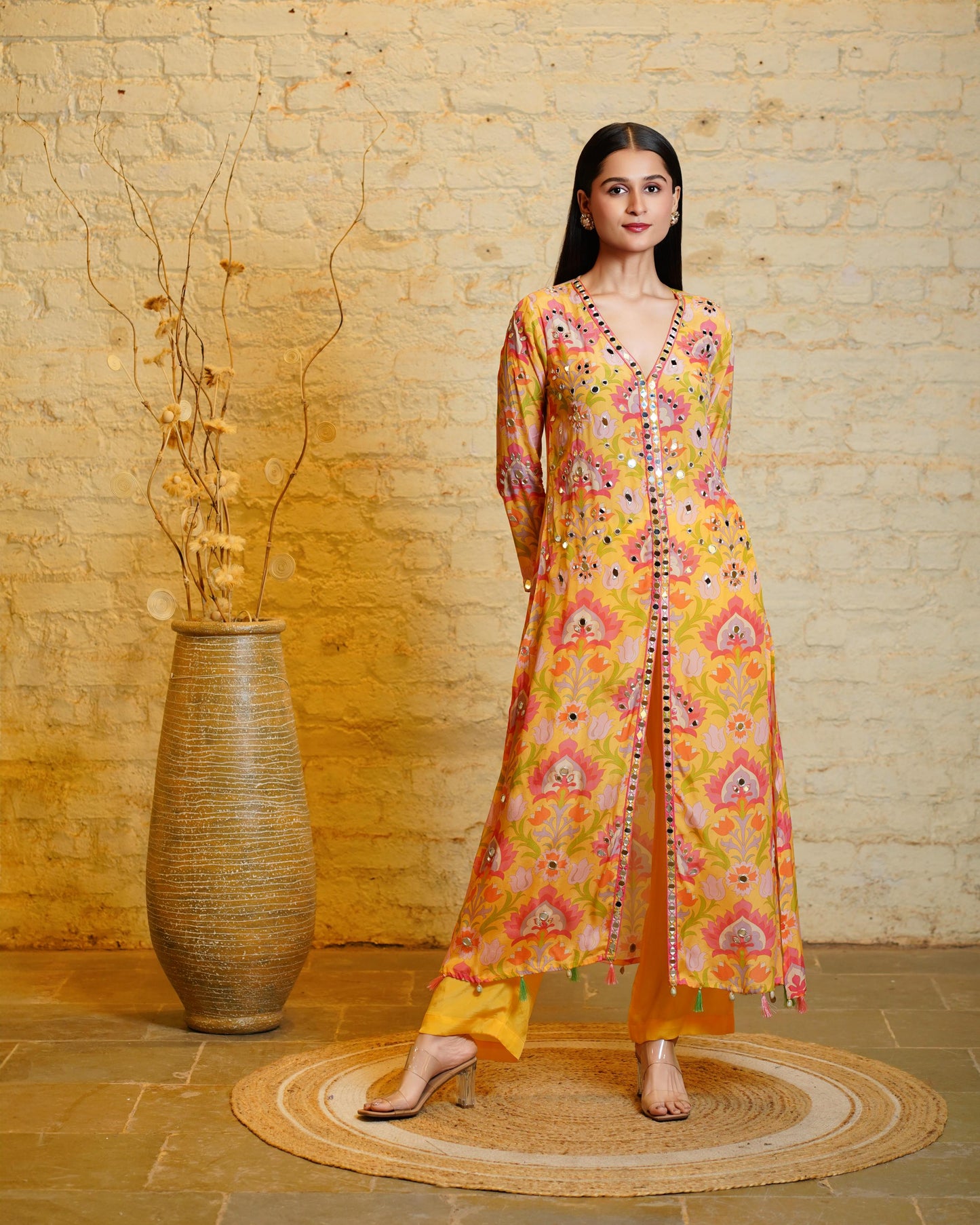 SAMARA LOTUS YELLOW KURTA & PANT